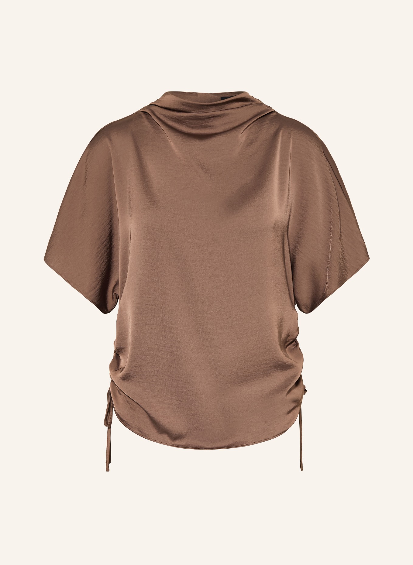 ALLSAINTS Blouse LESLIE: MARRON FONCÉ