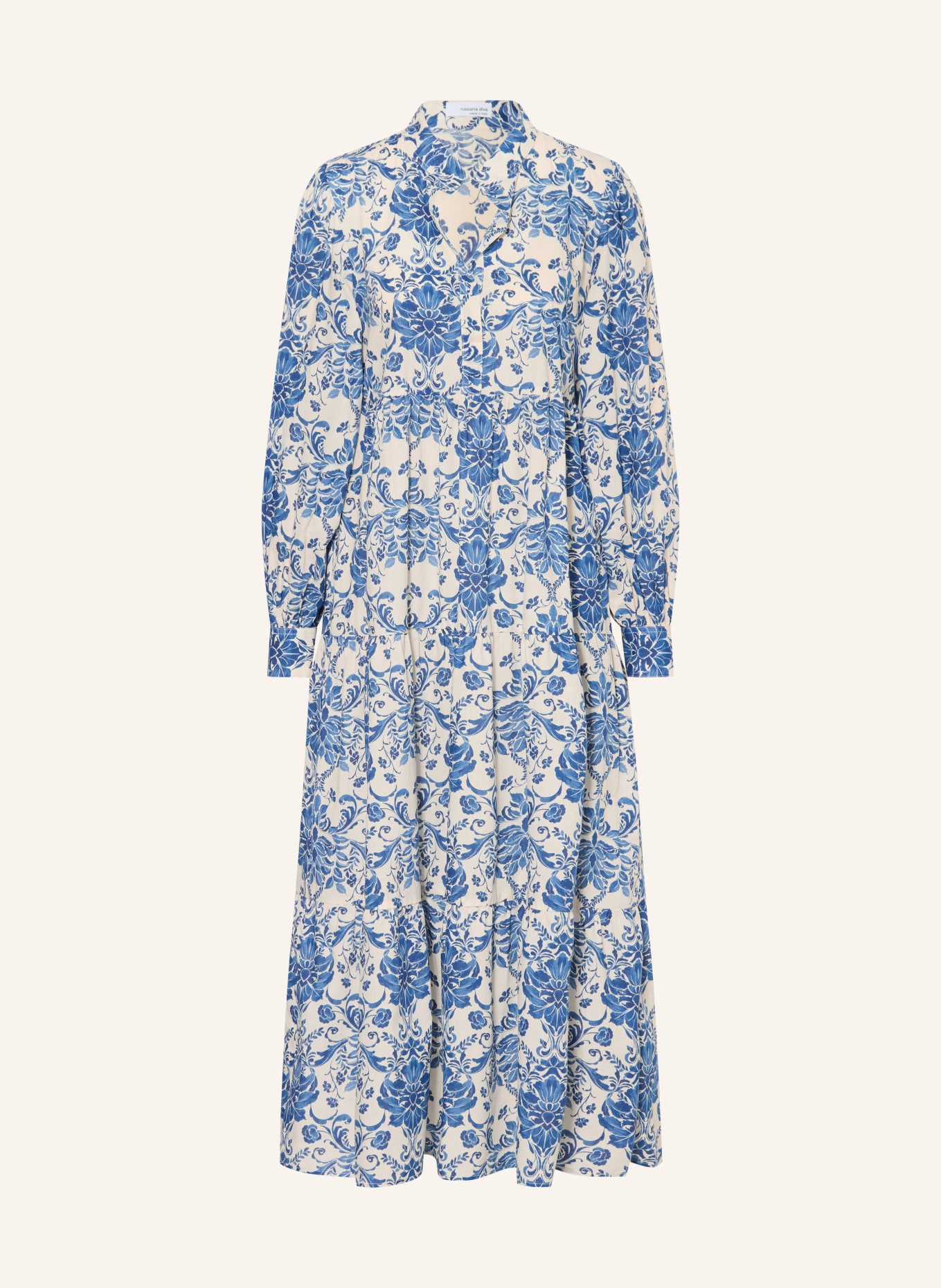 rossana diva Kleid: BLAU / WEISS