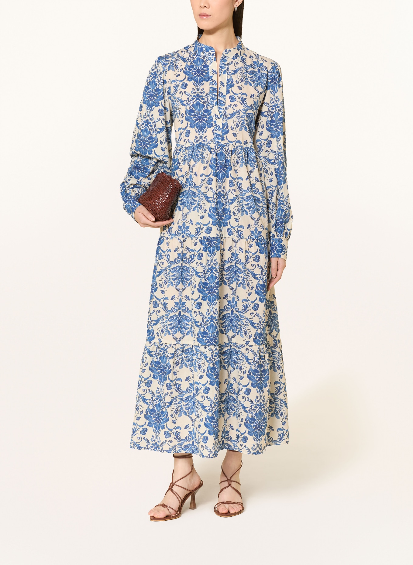 rossana diva Kleid: BLAU / WEISS