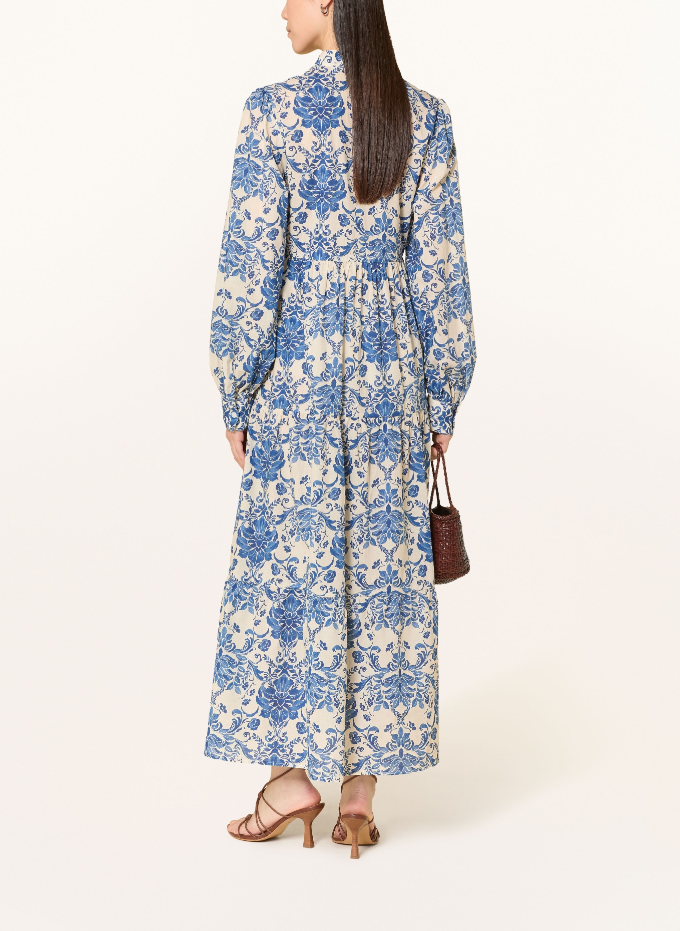 rossana diva Kleid: BLAU / WEISS