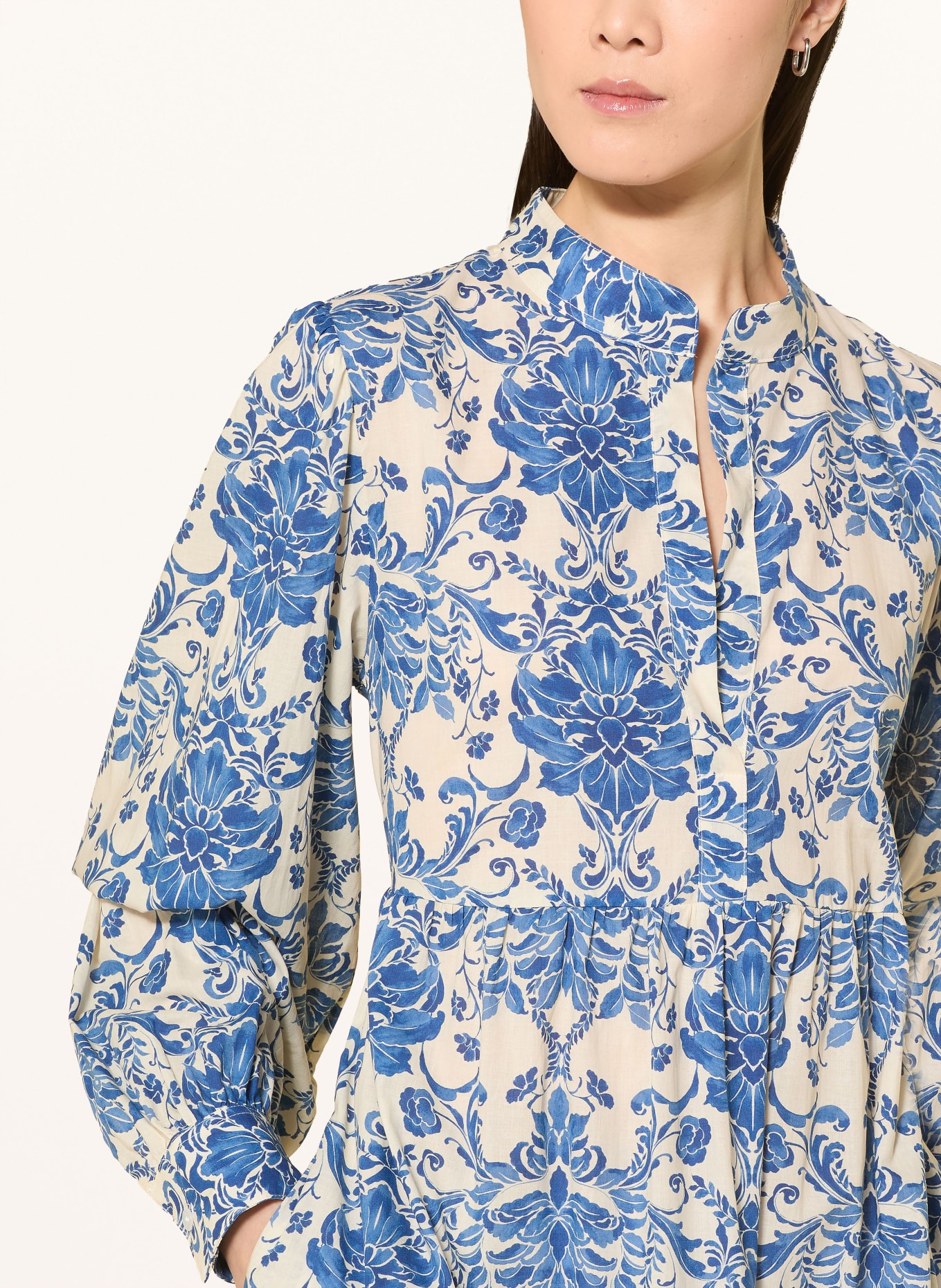 rossana diva Kleid: BLAU / WEISS