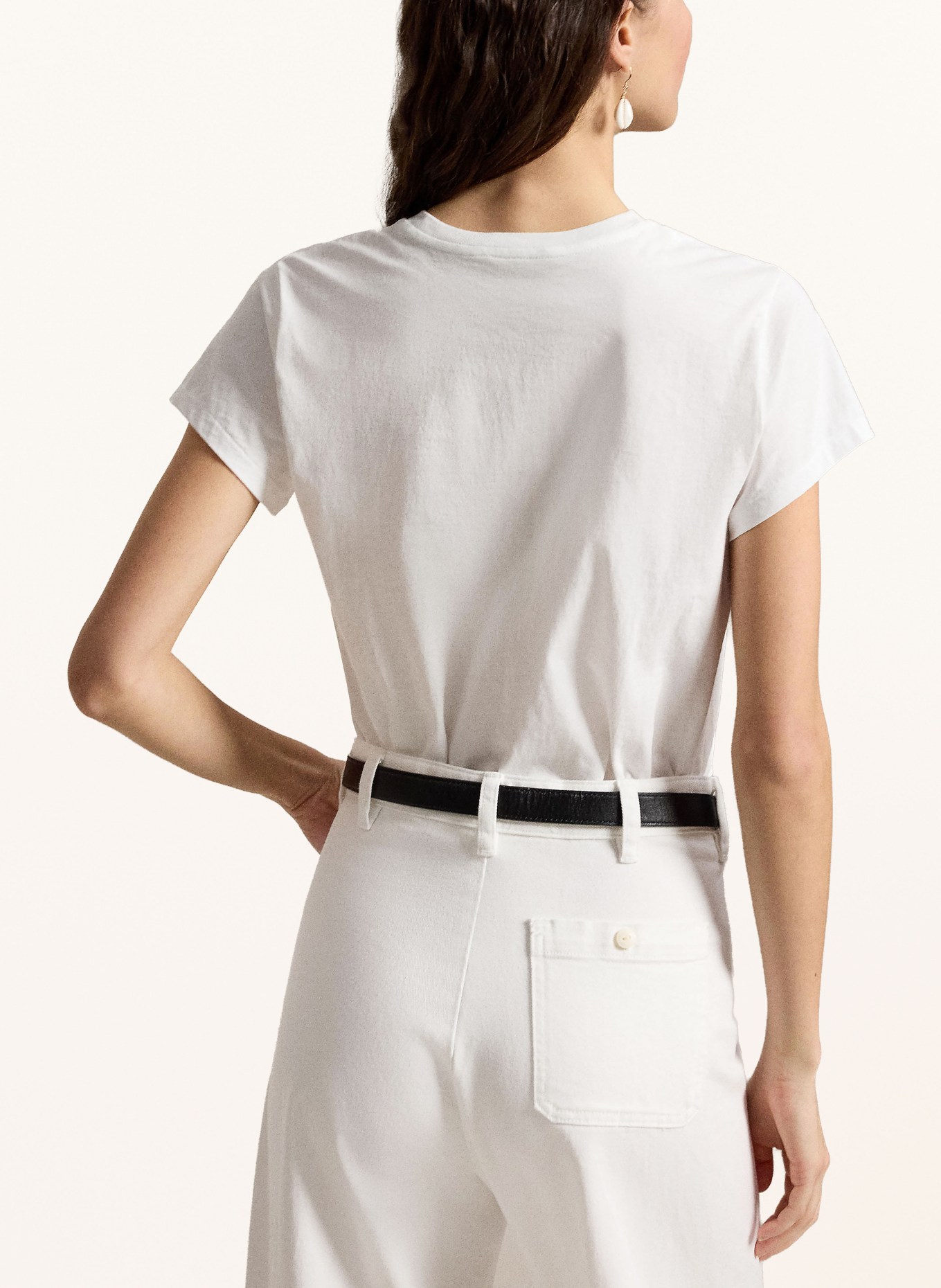 POLO RALPH LAUREN tričko: BÍLÁ