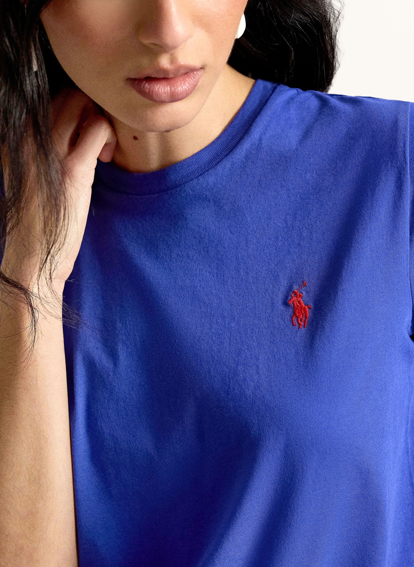 POLO RALPH LAUREN koszulka: GRANATOWY / CZERWONY