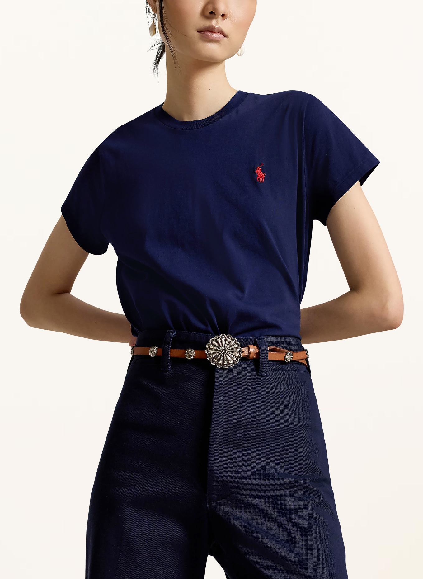 POLO RALPH LAUREN koszulka: GRANATOWY