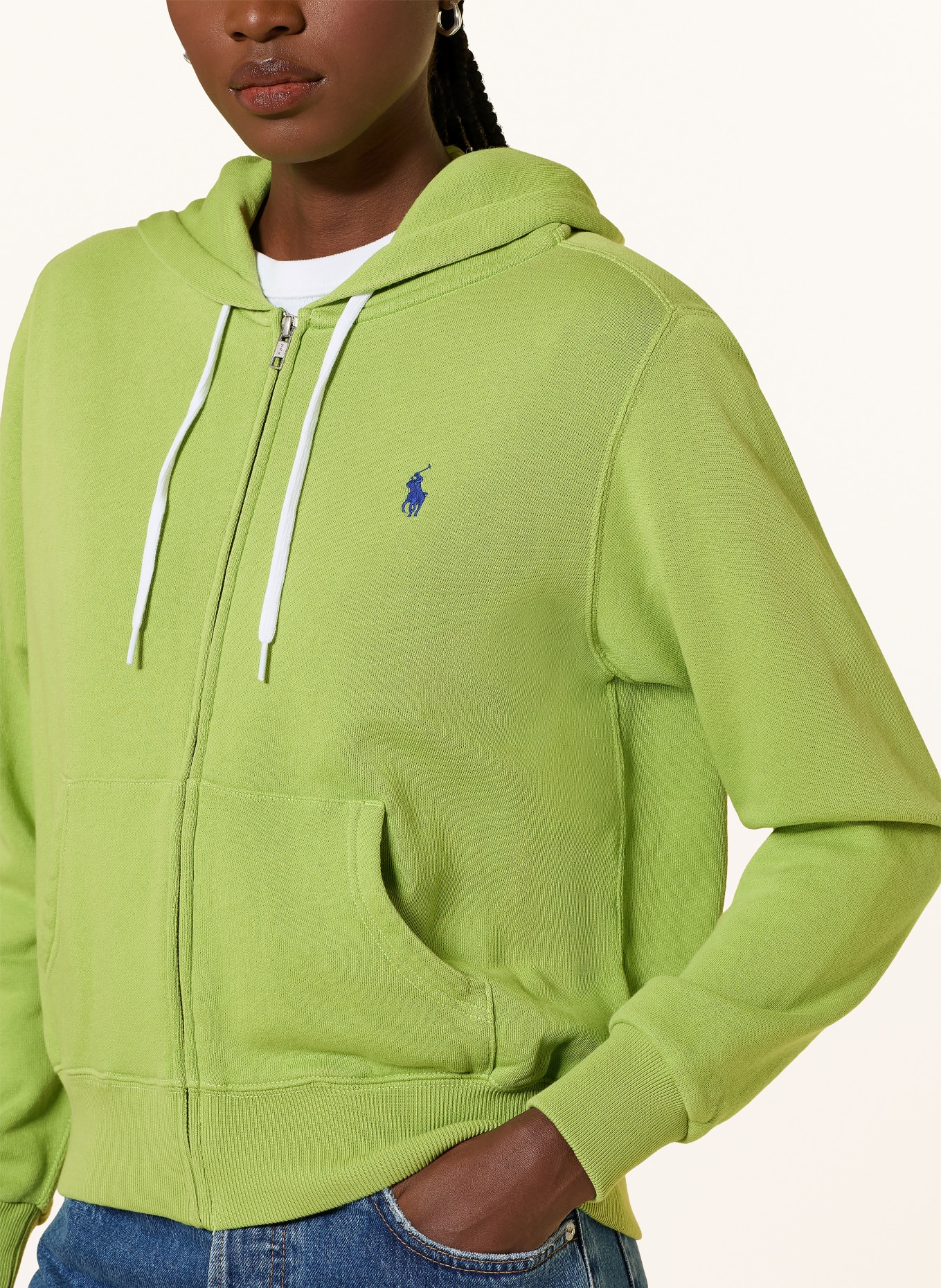 POLO RALPH LAUREN Sweatjacke: HELLGRÜN