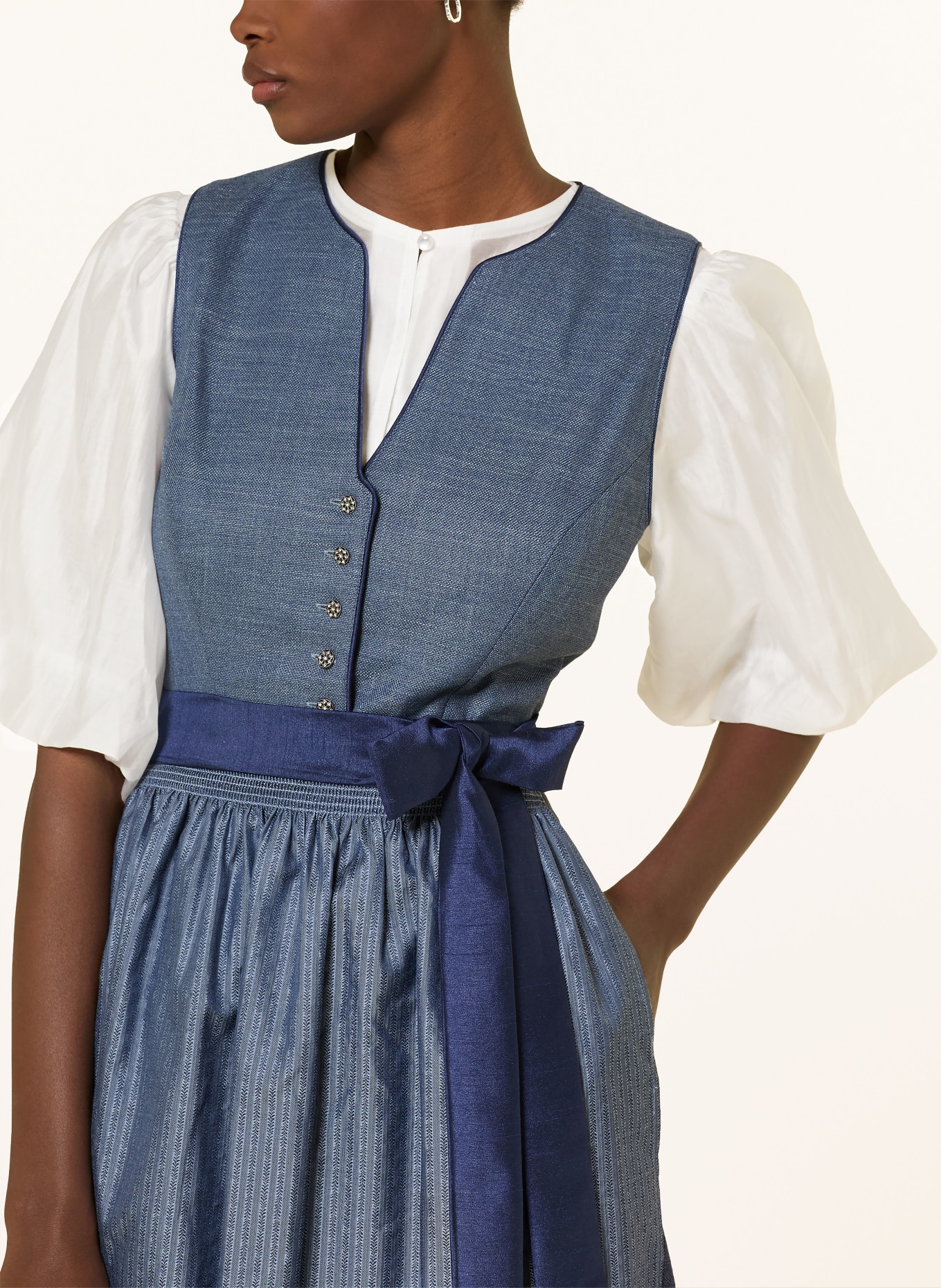 Spieth & Wensky Dirndlbluse HEIDEMARIE: WEISS