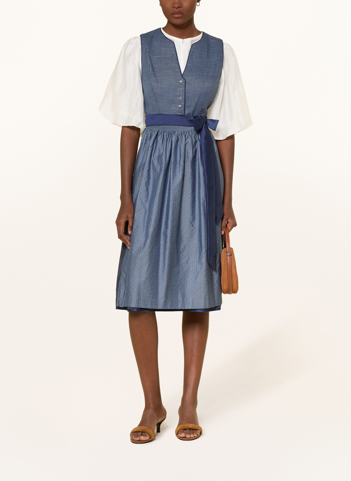 Spieth & Wensky Dirndlbluse HEIDEMARIE: WEISS