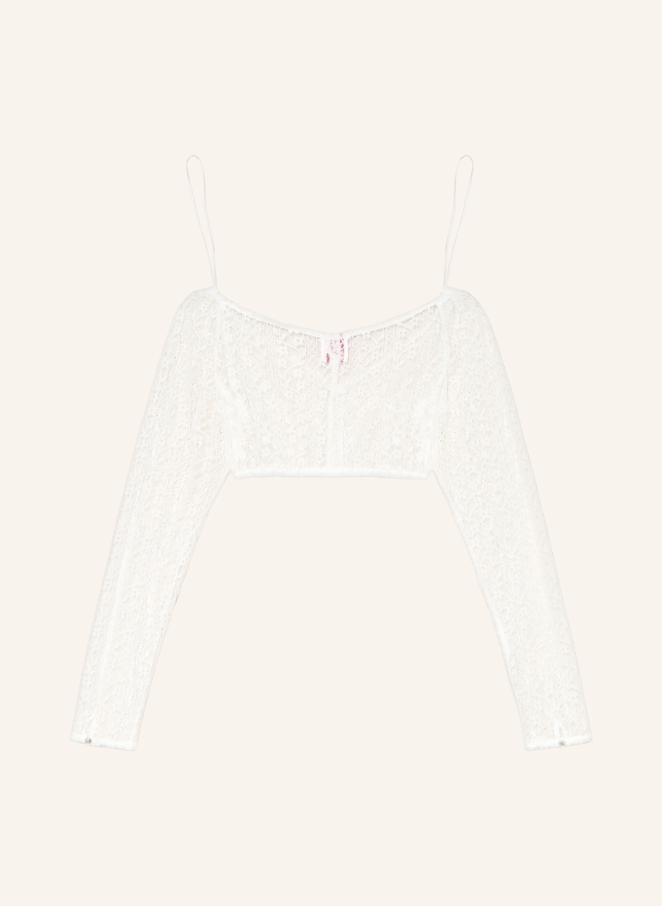 Spieth & Wensky Dirndlbluse HILDIS aus Spitze: WEISS