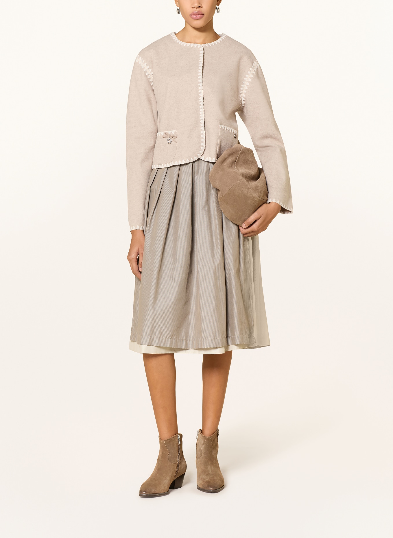 Spieth & Wensky Janker HAMMELBURG: BEIGE / CRÈME