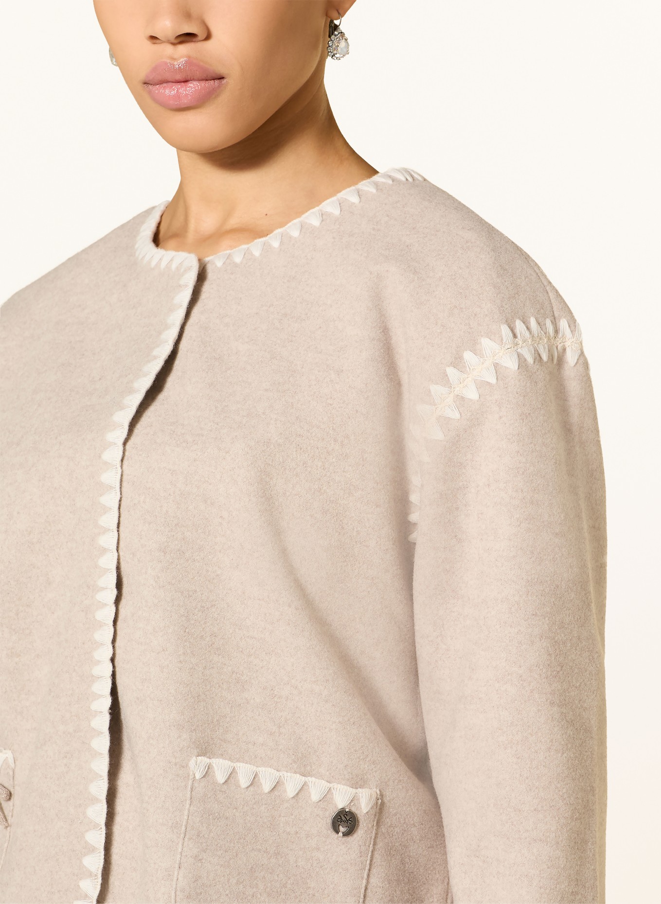 Spieth & Wensky Janker HAMMELBURG: BEIGE / CRÈME