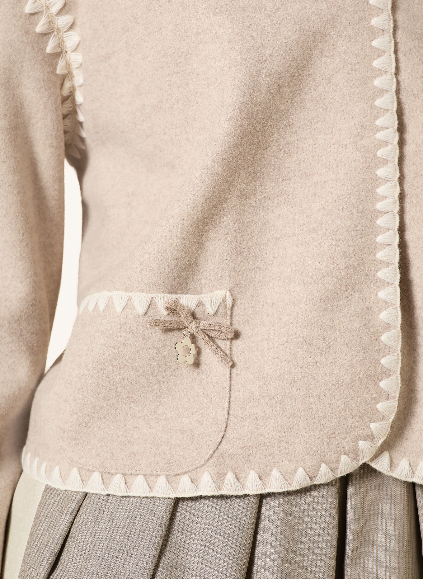 Spieth & Wensky Janker HAMMELBURG: BEIGE / CRÈME