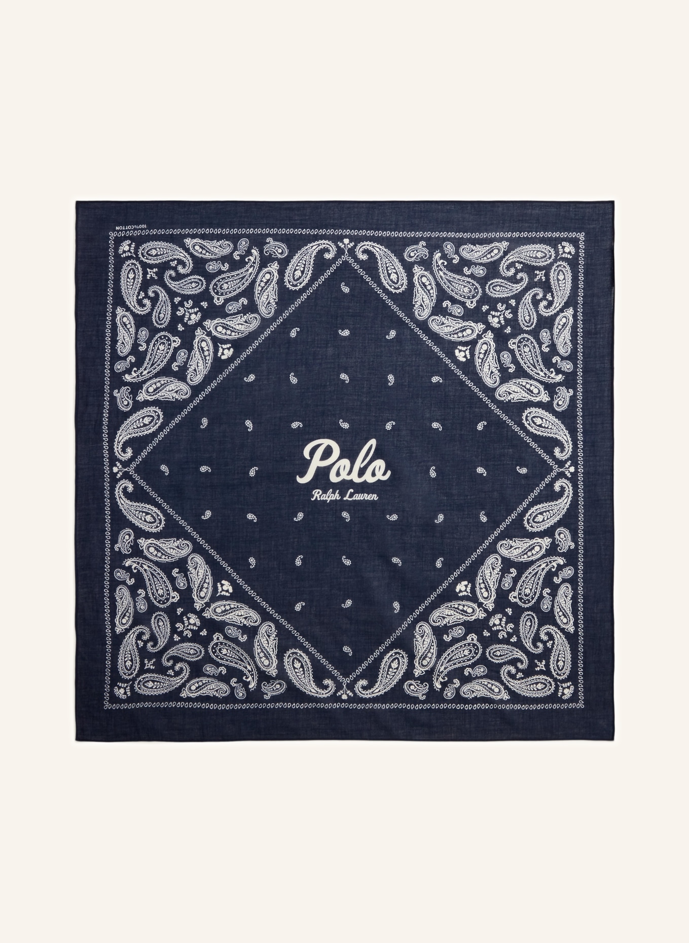 POLO RALPH LAUREN chustka: GRANATOWY / BIAŁY