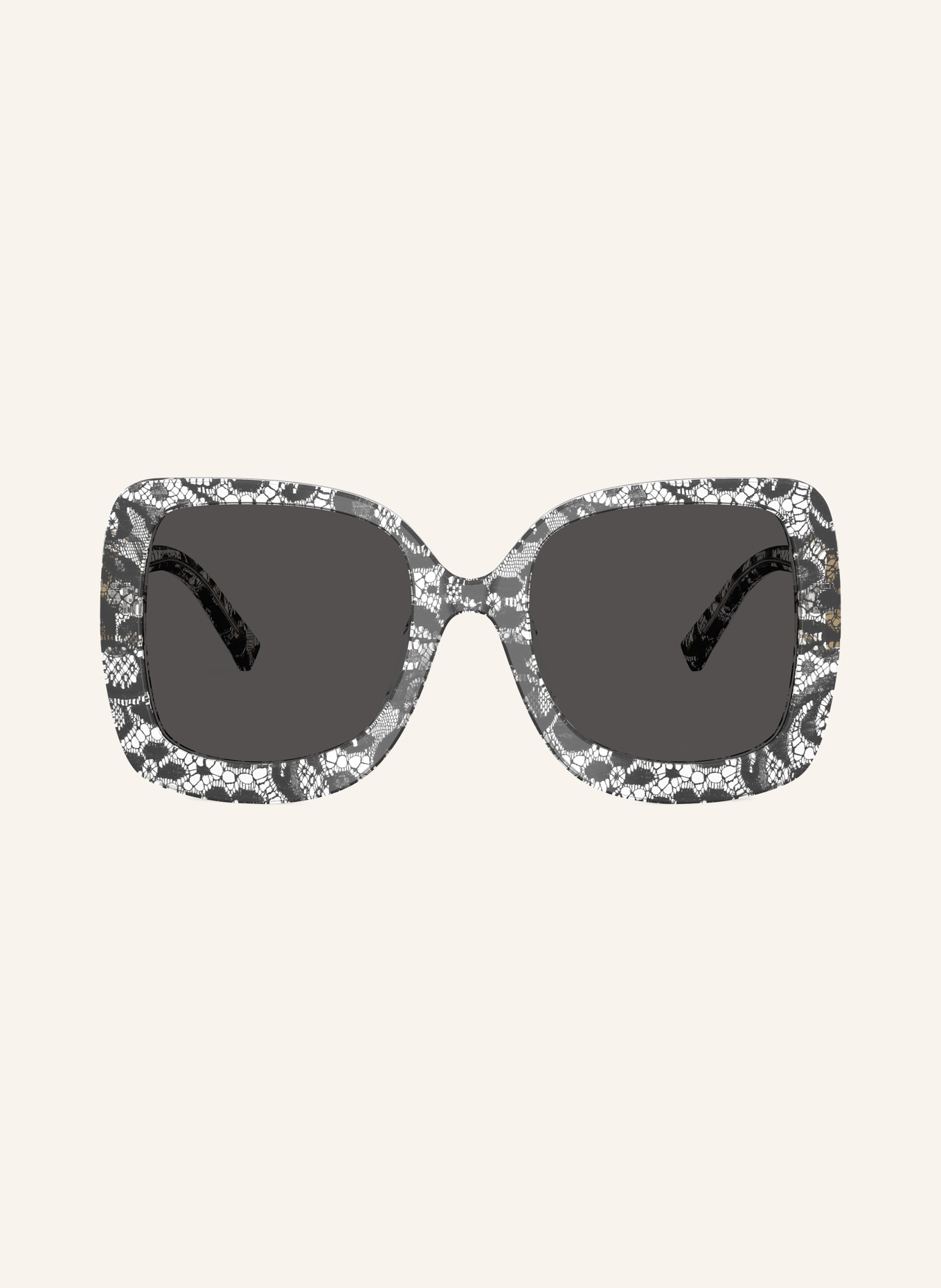 DOLCE & GABBANA Okulary przeciwsłoneczne DG4513: CZARNY/ BIAŁY/ CIEMNOSZARY