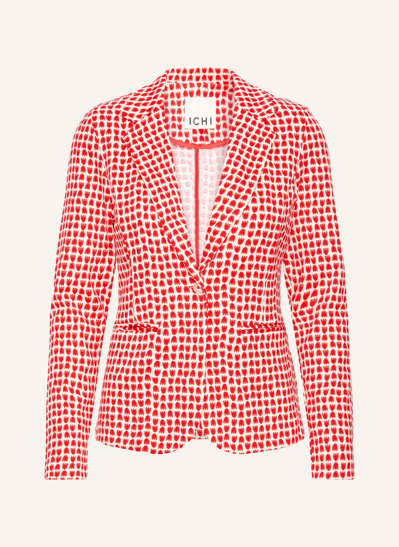 ICHI Blazer IHKATE: ROUGE / BLANC