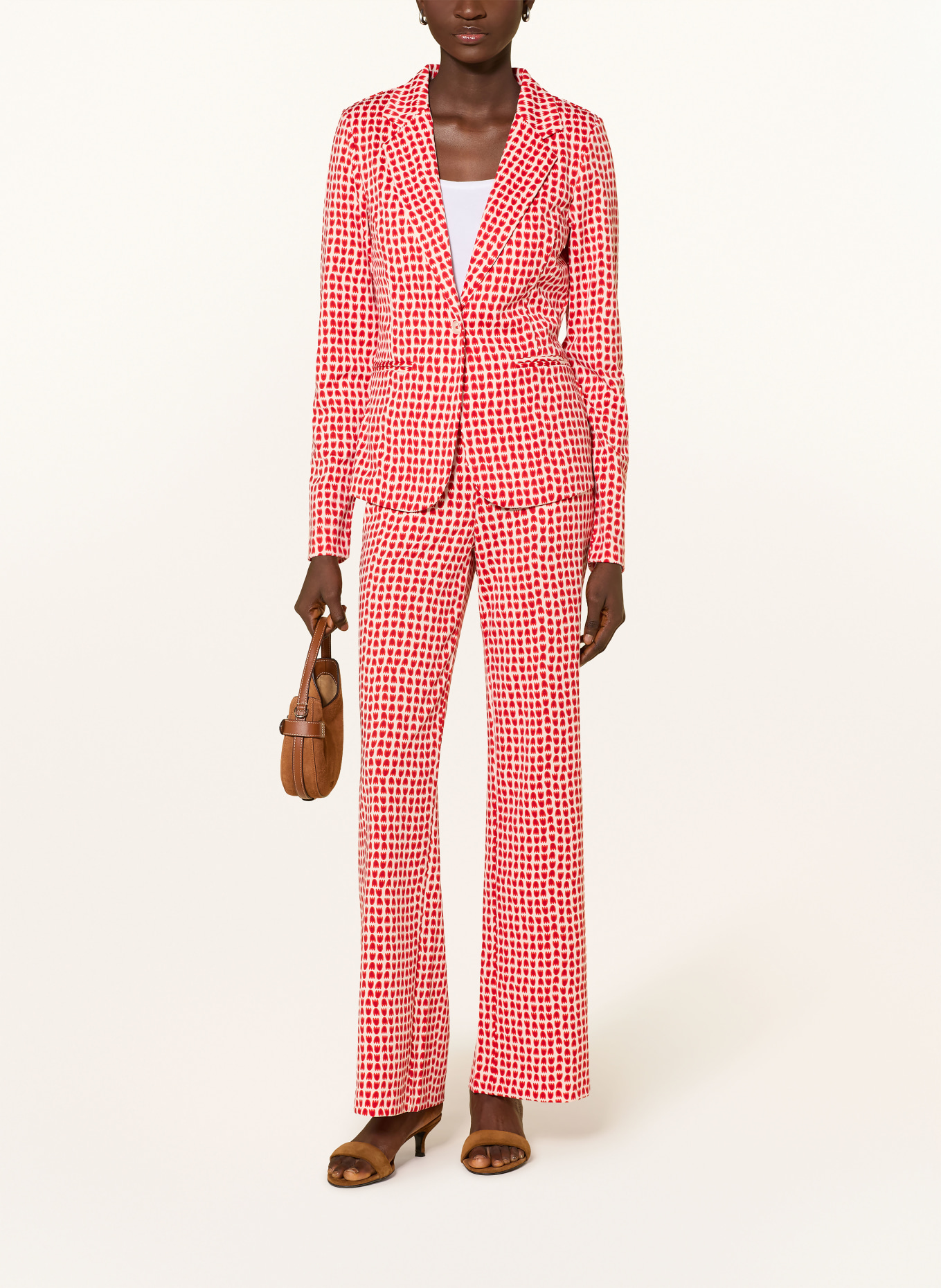 ICHI Blazer IHKATE: ROUGE / BLANC