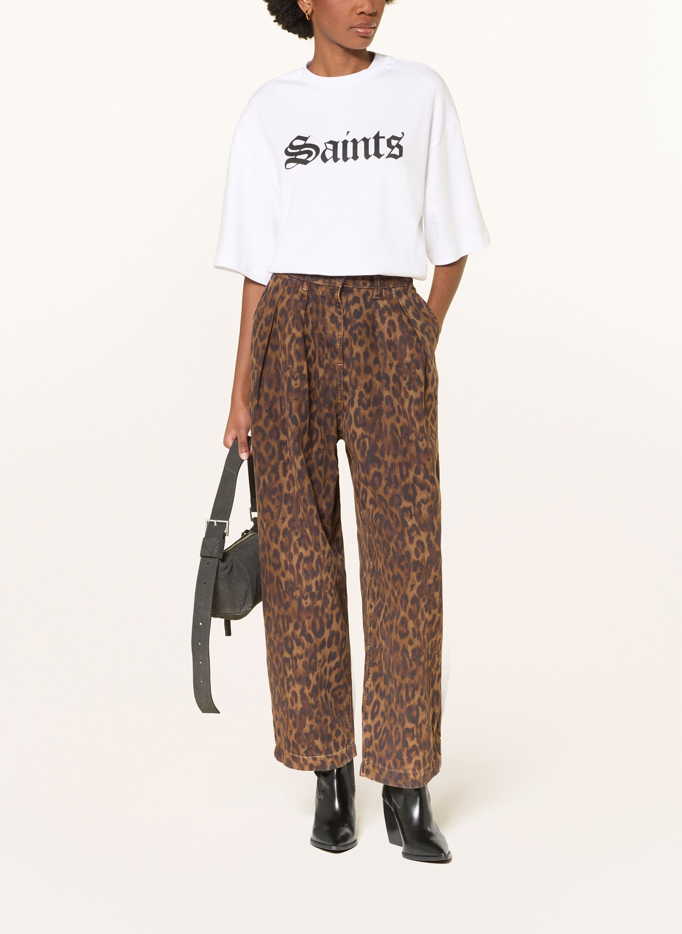 ALLSAINTS Tričko SAINT AMELIE: BÍLÁ