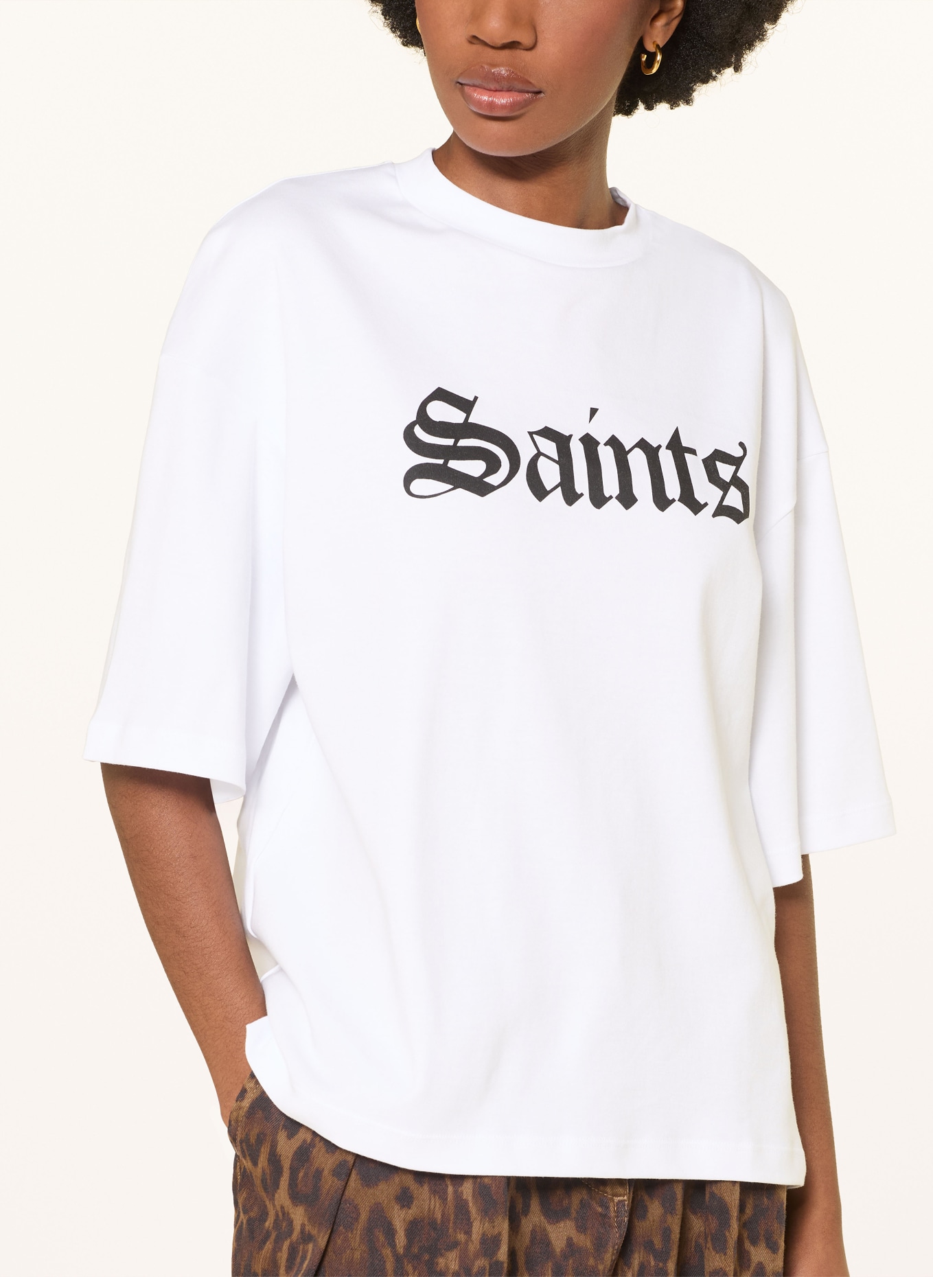 ALLSAINTS Tričko SAINT AMELIE: BÍLÁ