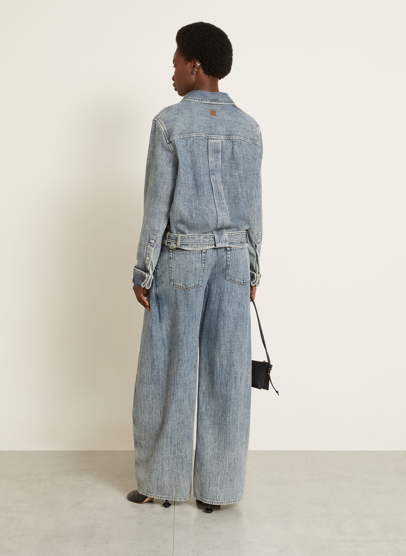 LOEWE Jeans met wijde pijpen: 6395 WASHED DENIM