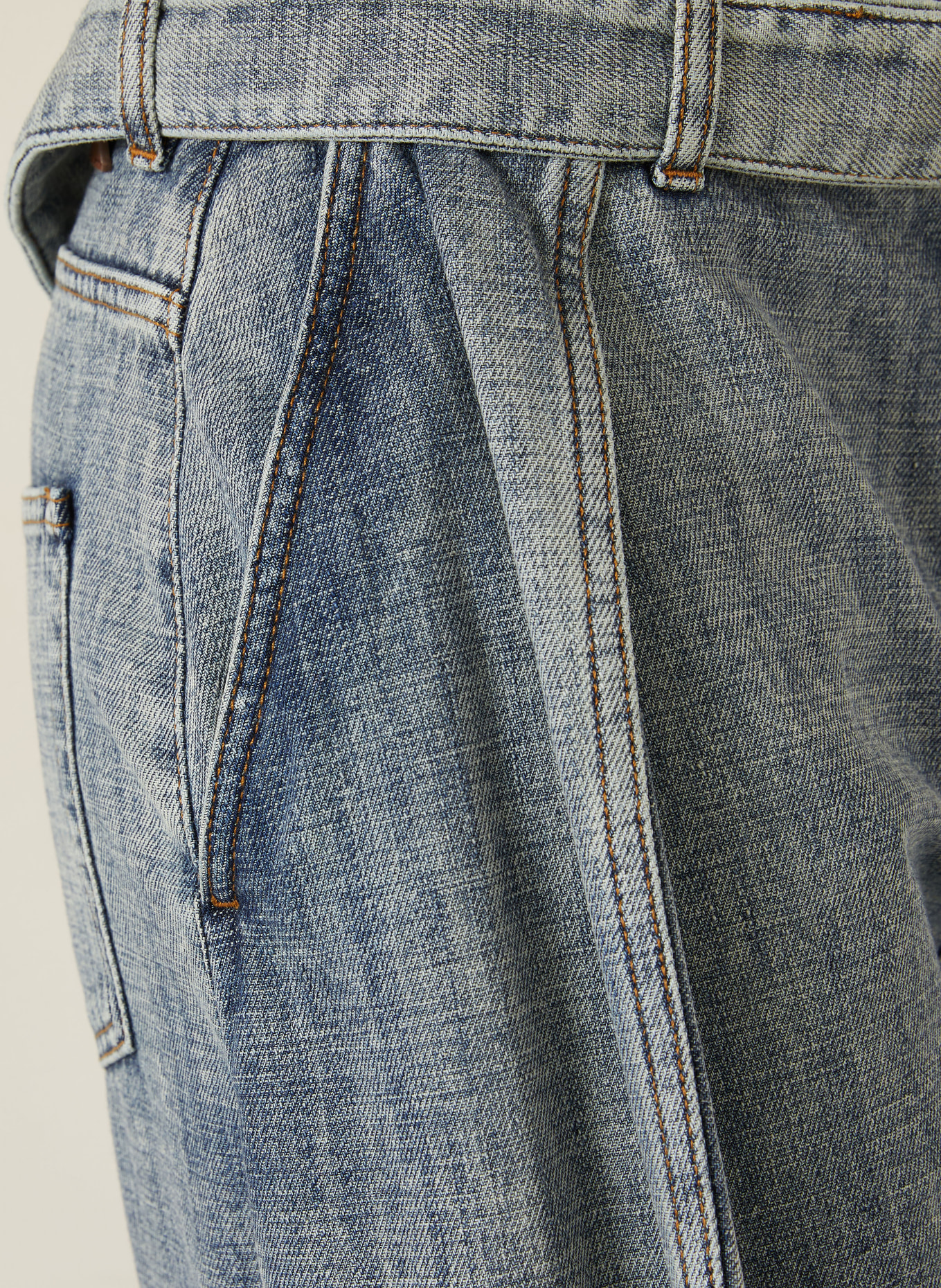 LOEWE Jeans met wijde pijpen: 6395 WASHED DENIM