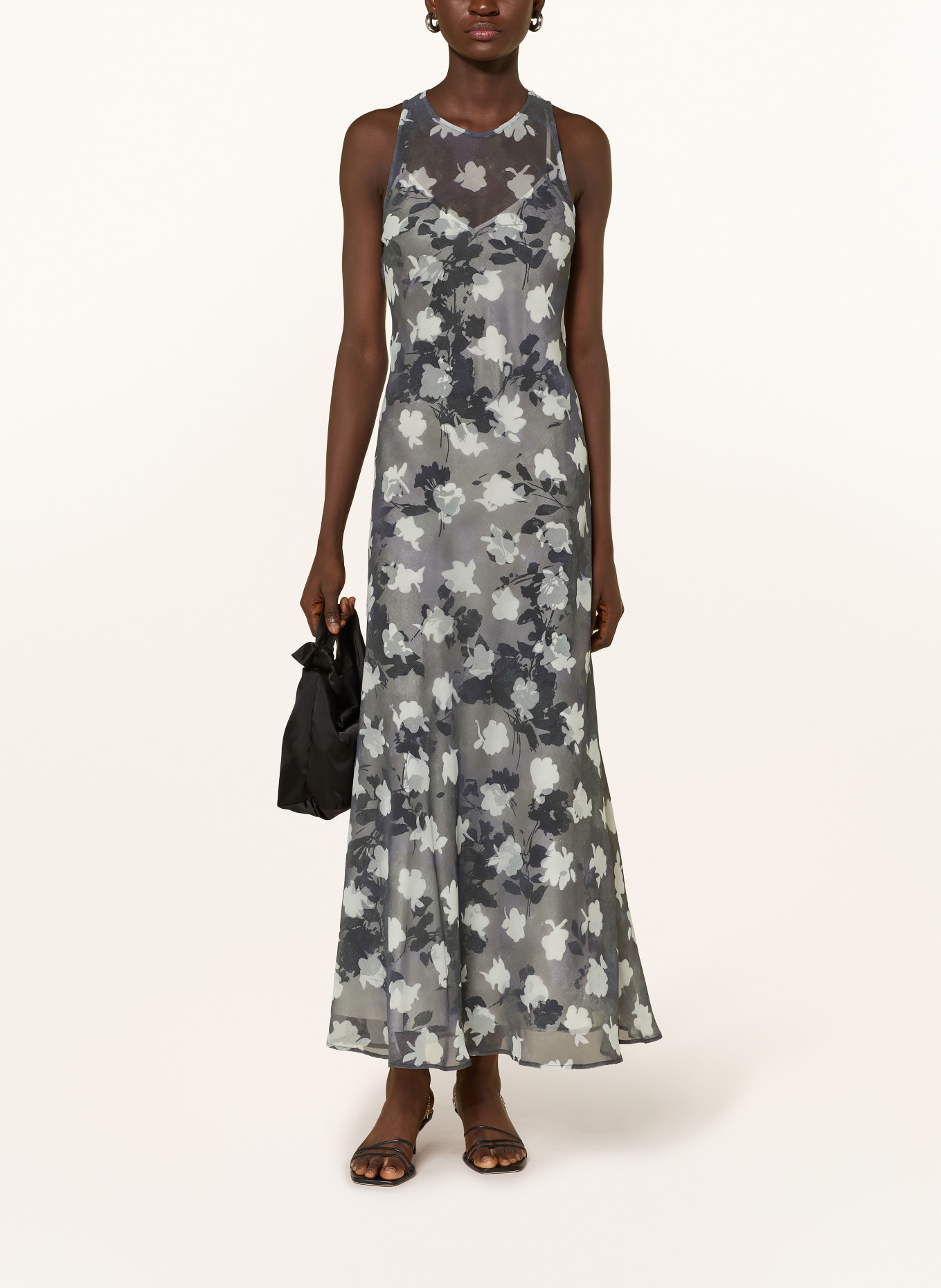 MAX & Co. Kleid MCOEPOPEA: BLAUGRAU / WEISS / SCHWARZ