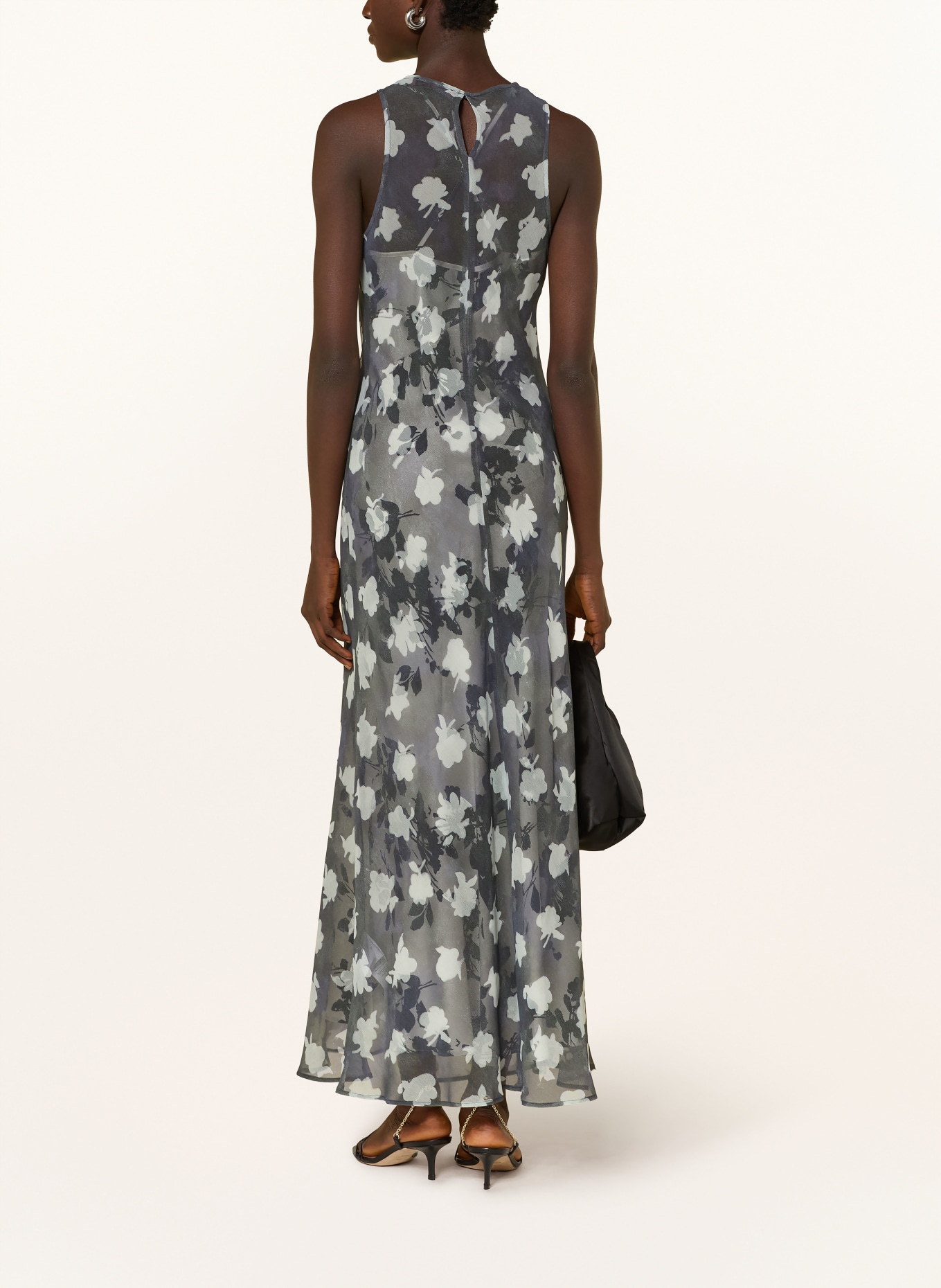 MAX & Co. Kleid MCOEPOPEA: BLAUGRAU / WEISS / SCHWARZ