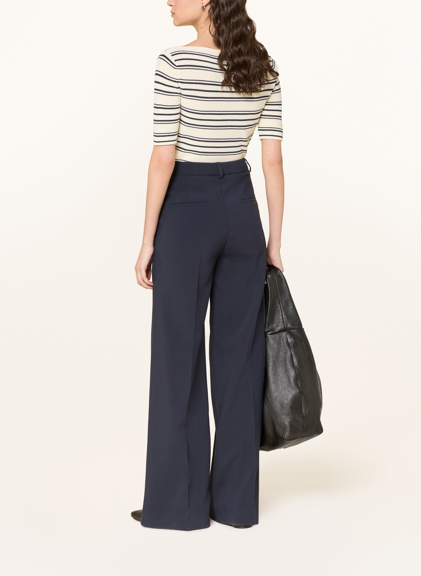 MAX & Co. Strickshirt PASSATA: CREME / DUNKELBLAU