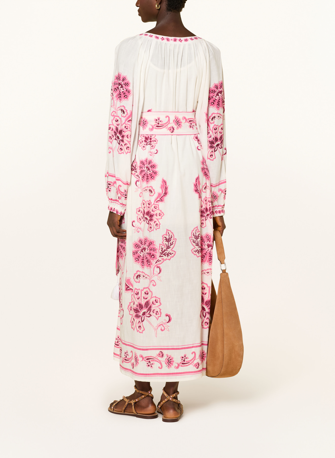 MISS JUNE Šaty DANA: BÍLÁ / RŮŽOVÁ