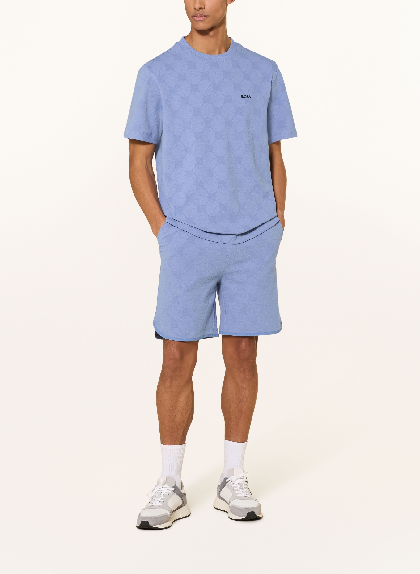 BOSS Sweatshorts MEMBER: HELLBLAU