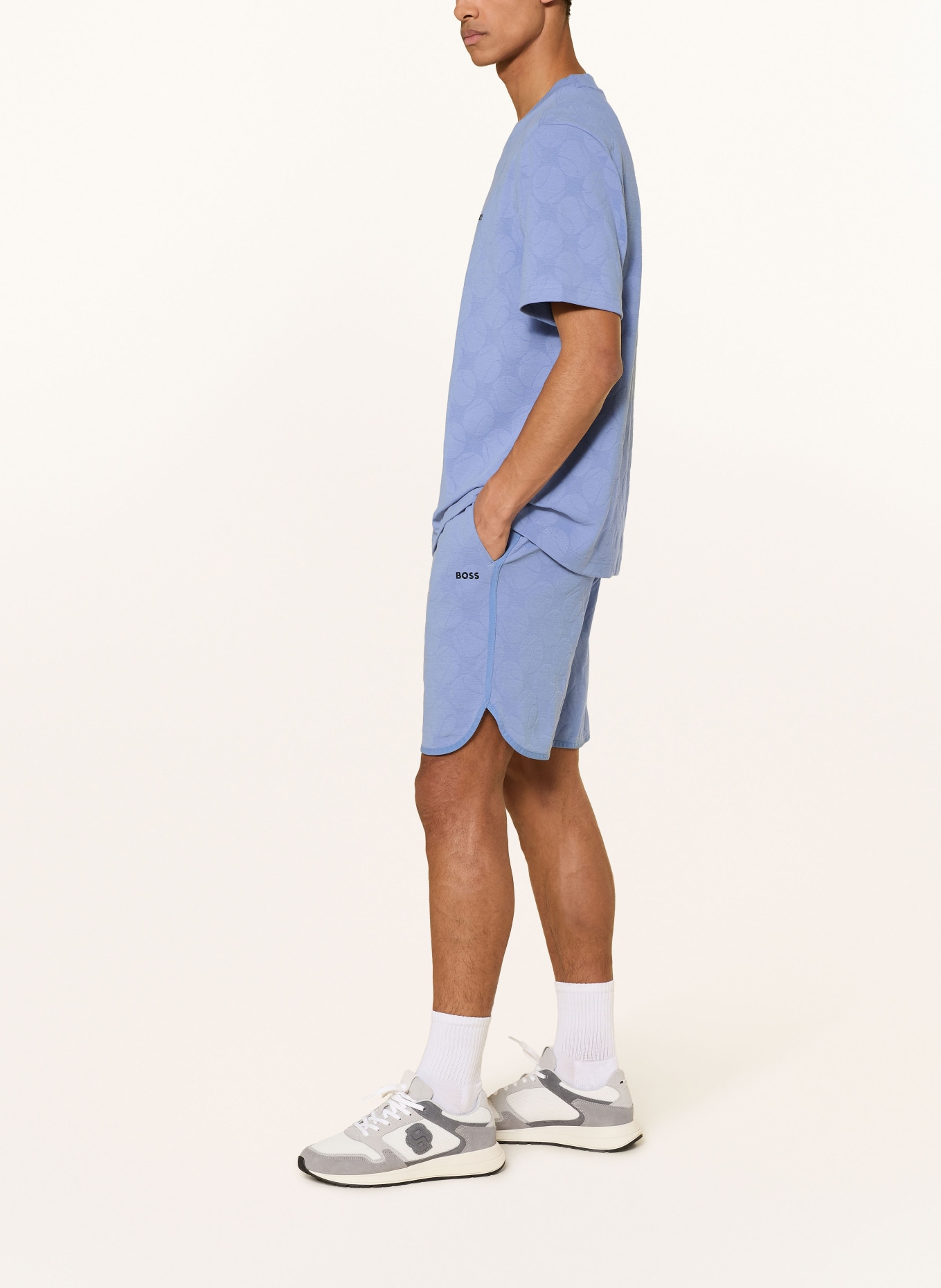 BOSS Sweatshorts MEMBER: HELLBLAU