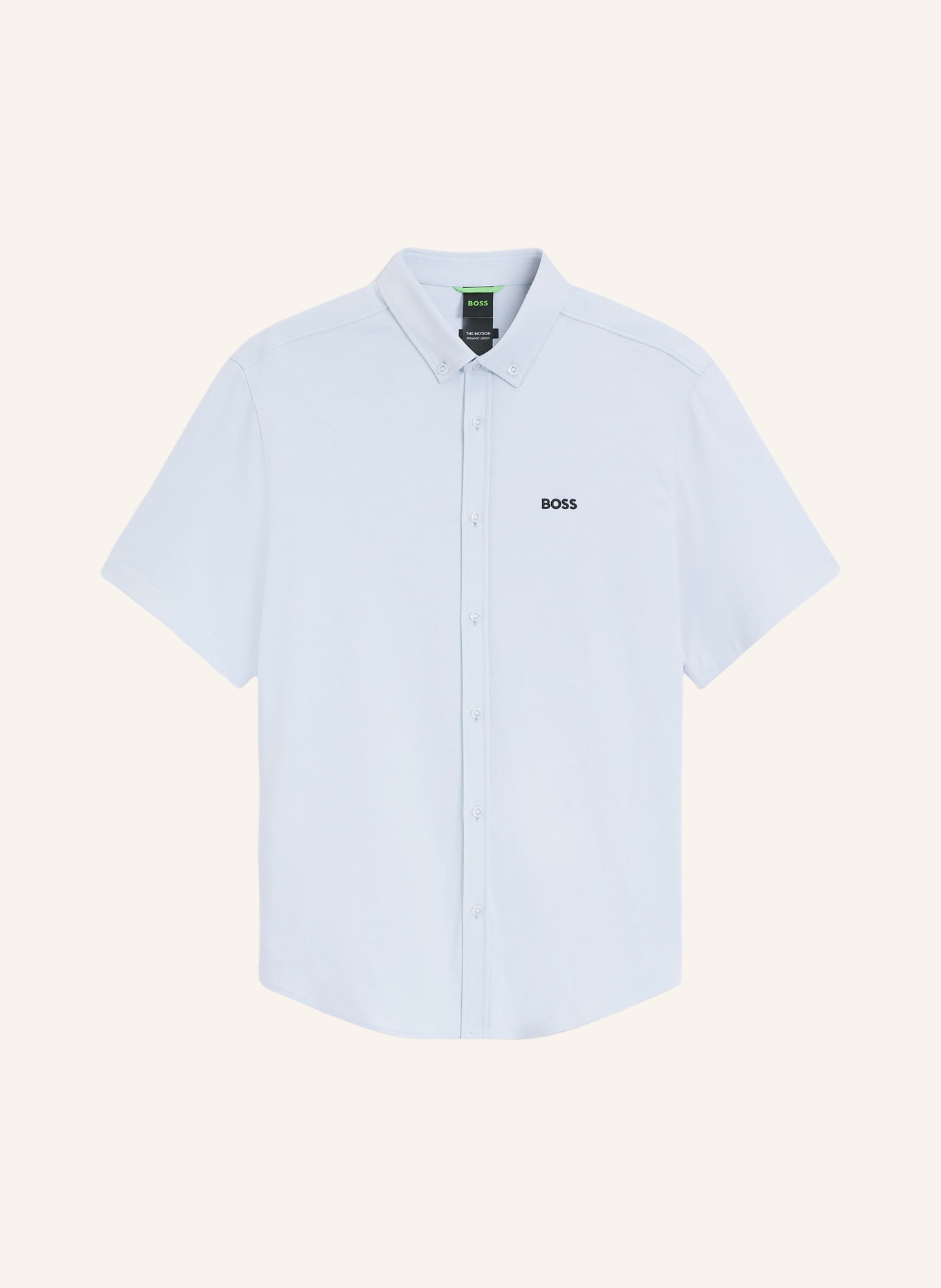 BOSS Koszula z krótkim rękawem ST_MOTION S Regular Fit z dżerseju: JASNONIEBIESKI