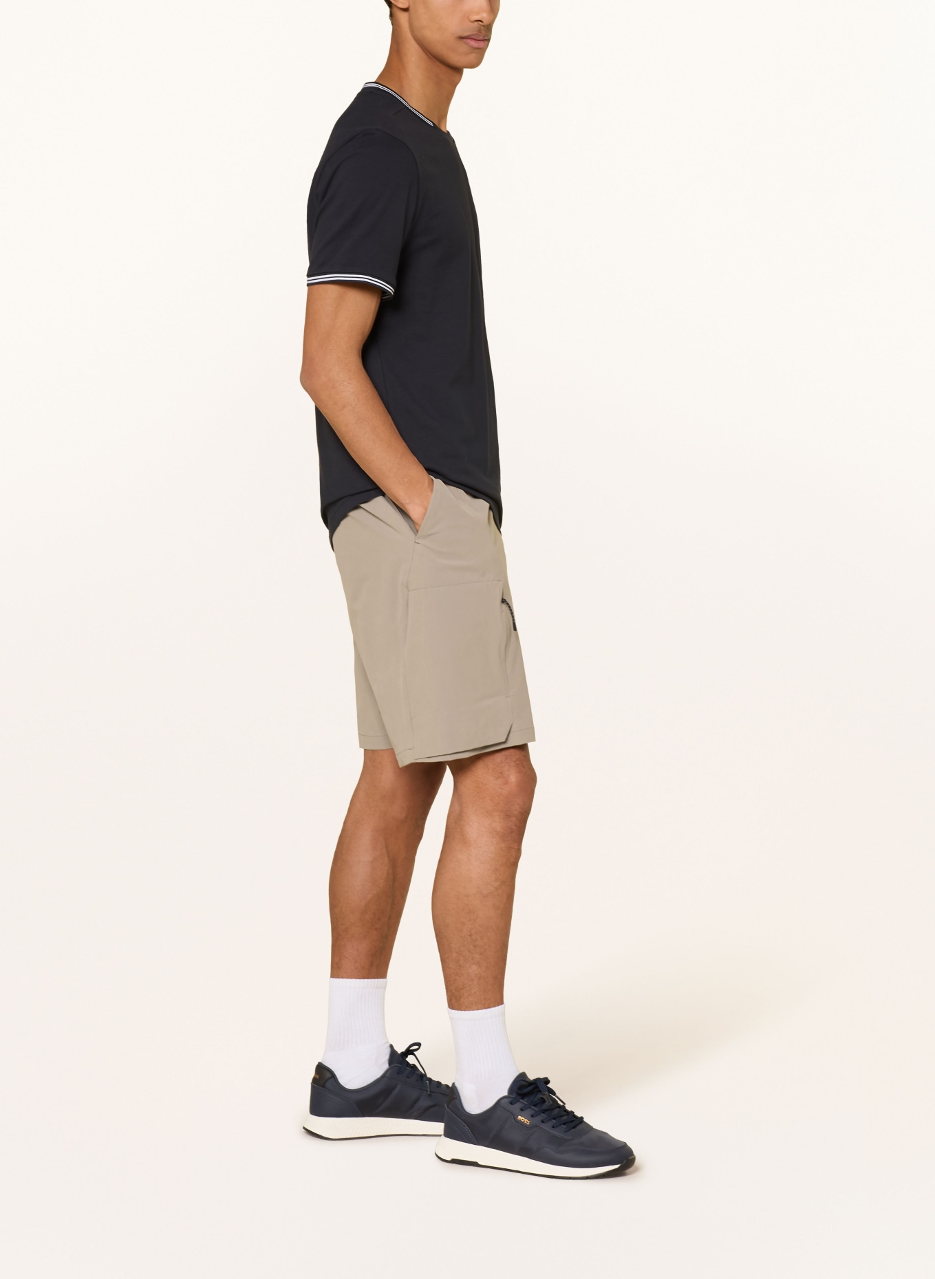 BOSS Shorts GLOBE Relaxed Fit: GRÜN