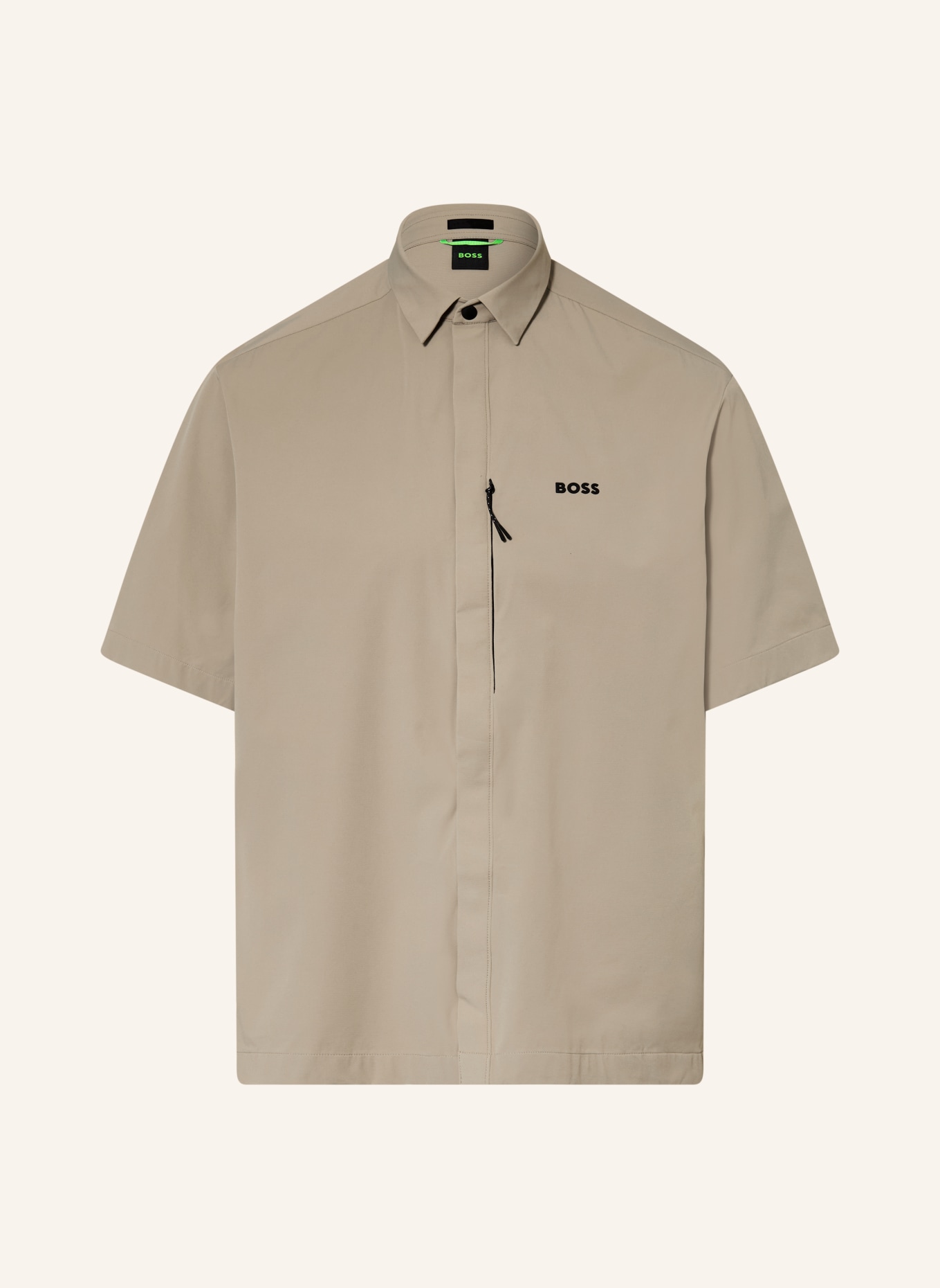 BOSS Overhemd TERRACE Comfort Fit: LICHTBRUIN