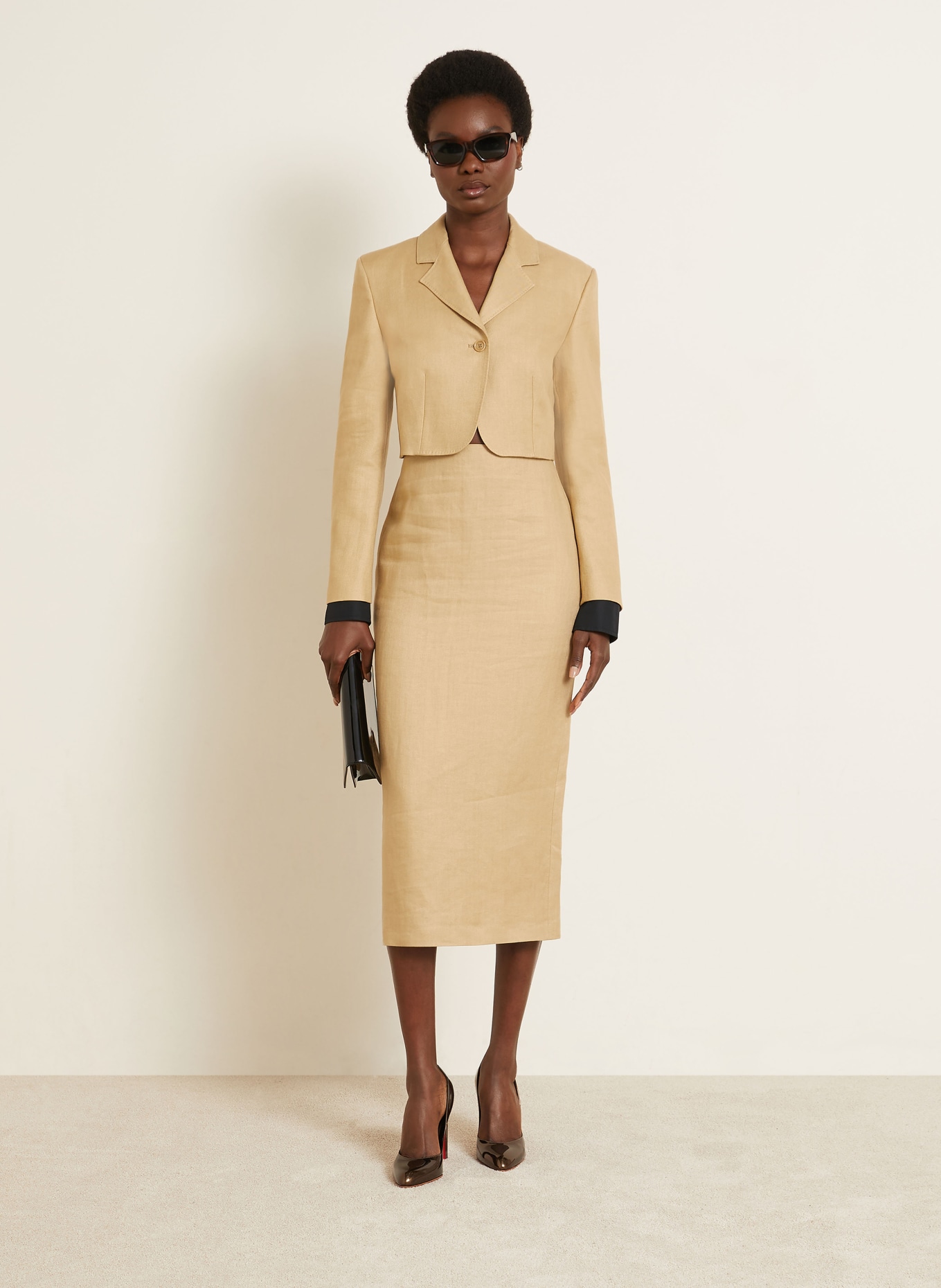 Christian Louboutin Lakpumps FANNYLOVE 100: MARRON FONCÉ