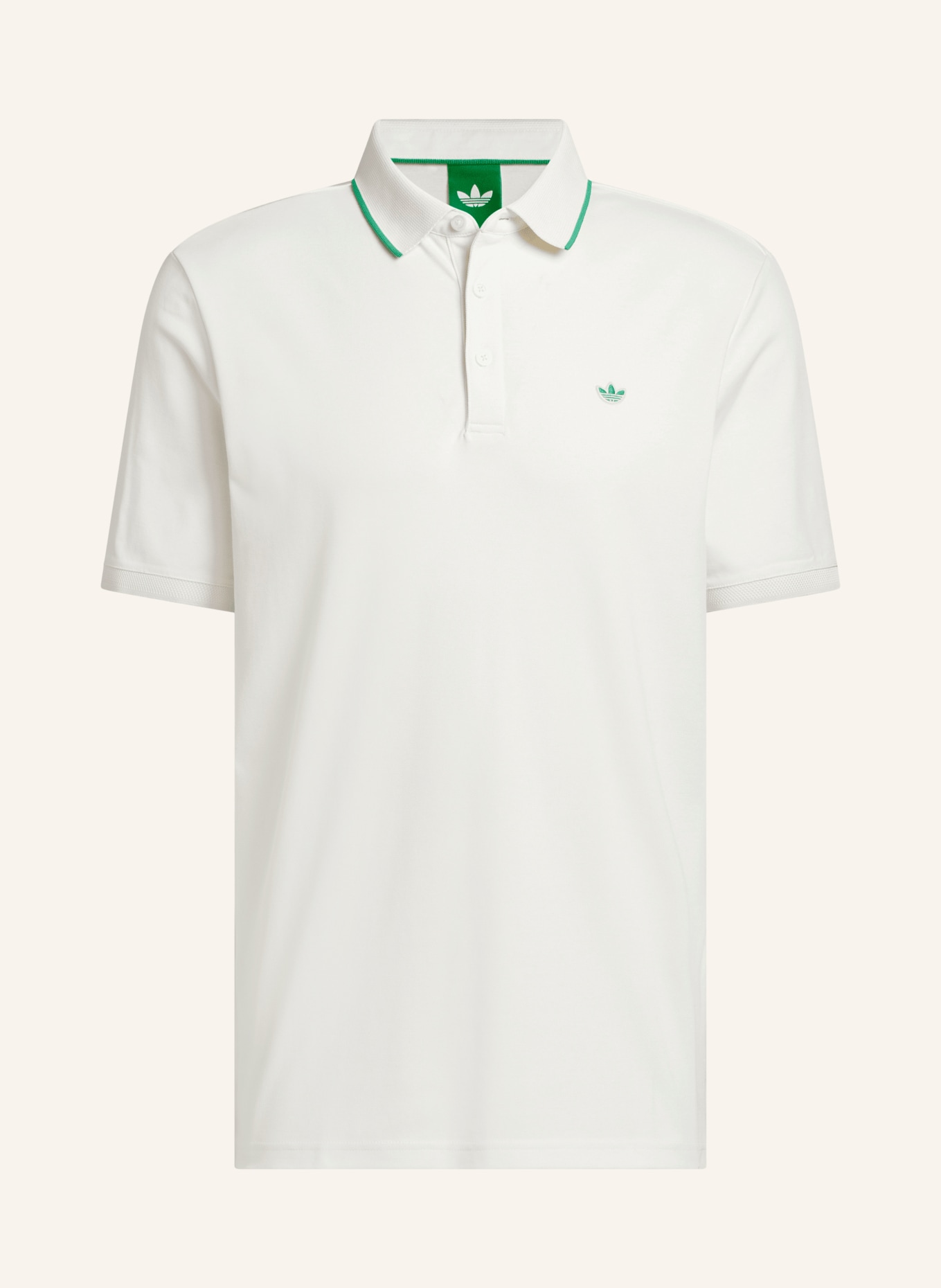 adidas Originals Piqué-poloshirt ORIGINALS TWISTKNIT TREFOIL: ECRU