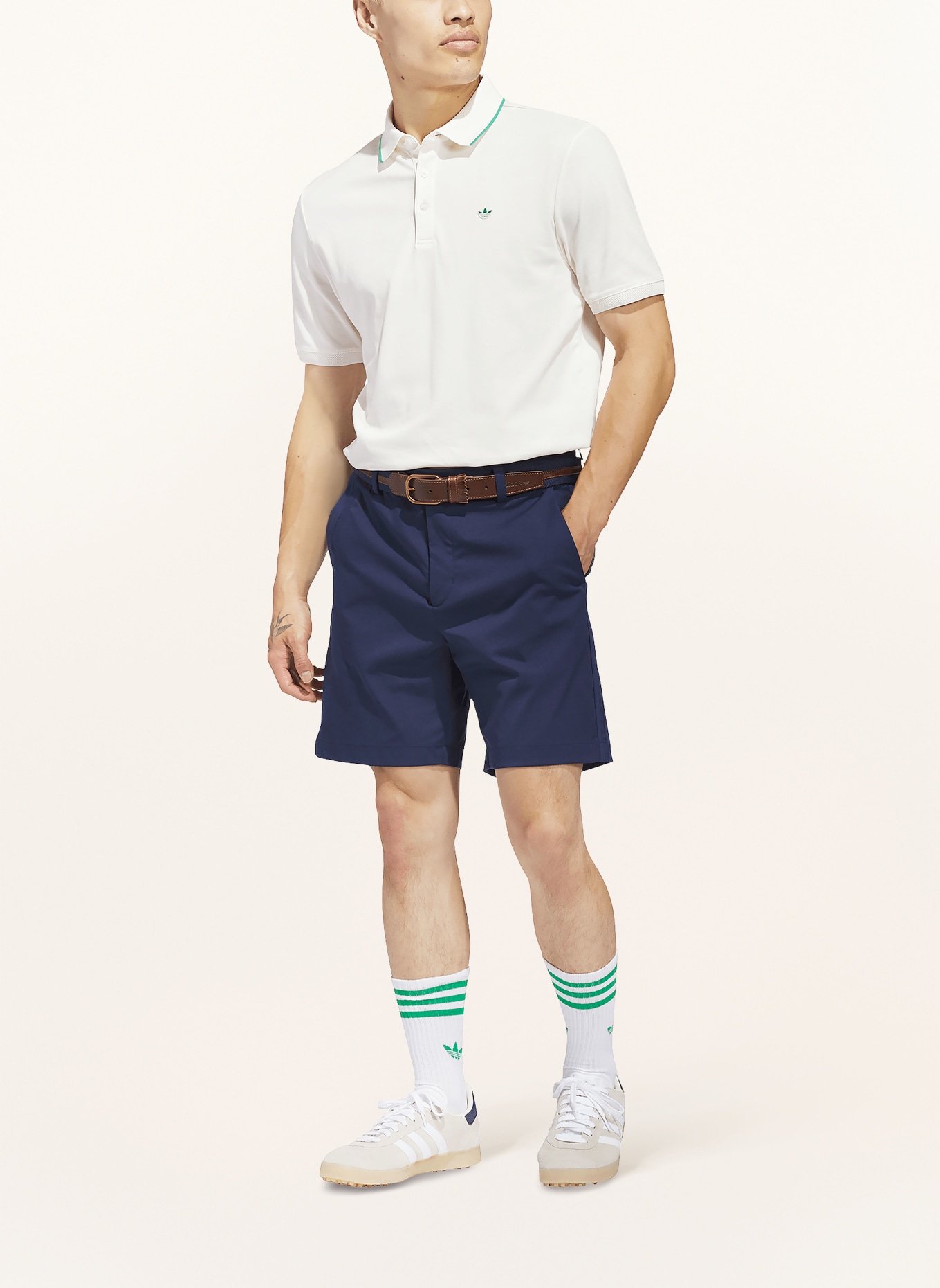 adidas Originals Piqué-poloshirt ORIGINALS TWISTKNIT TREFOIL: ECRU