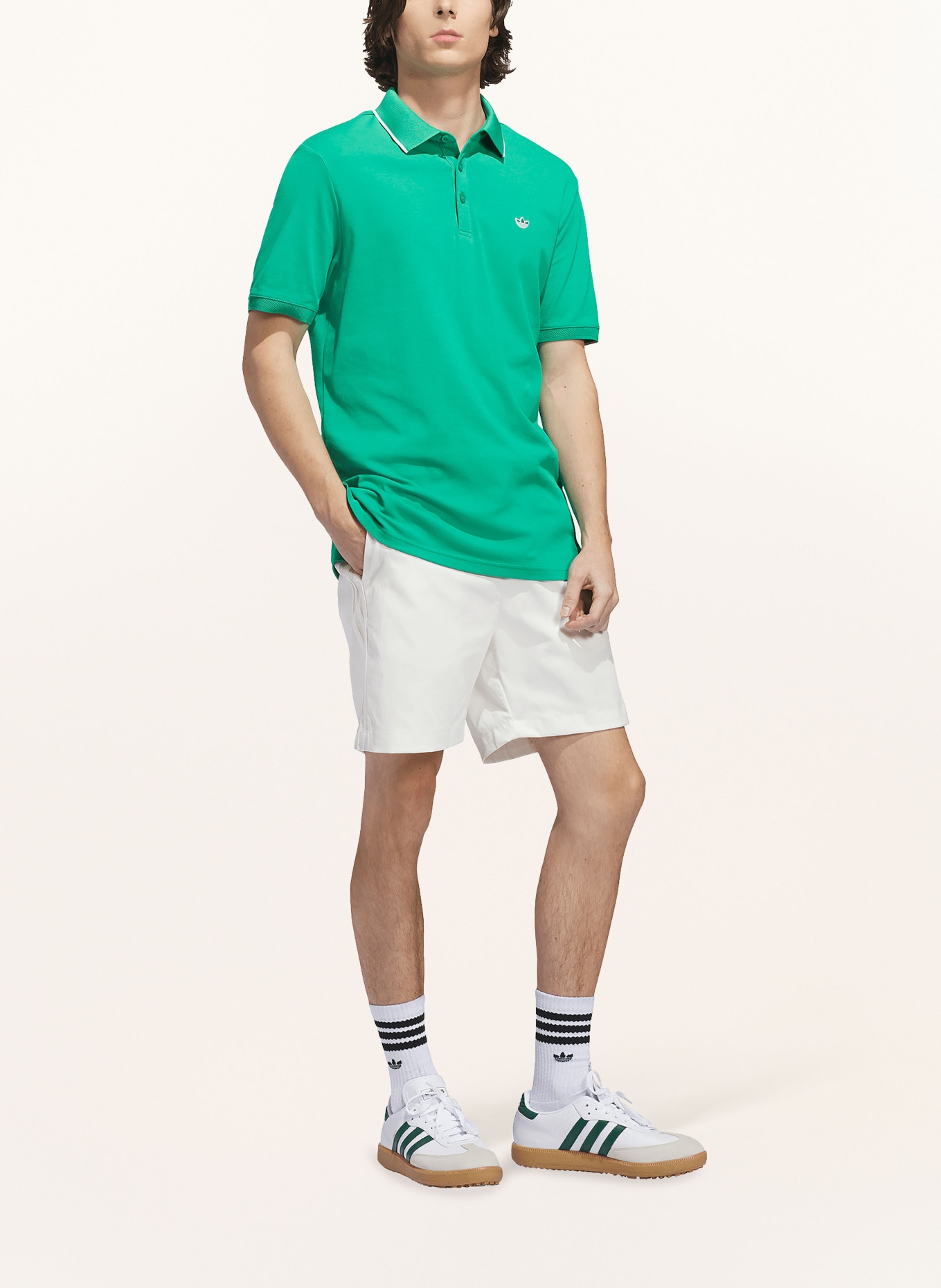 adidas Originals Piqué-poloshirt ORIGINALS TWISTKNIT TREFOIL: GROEN