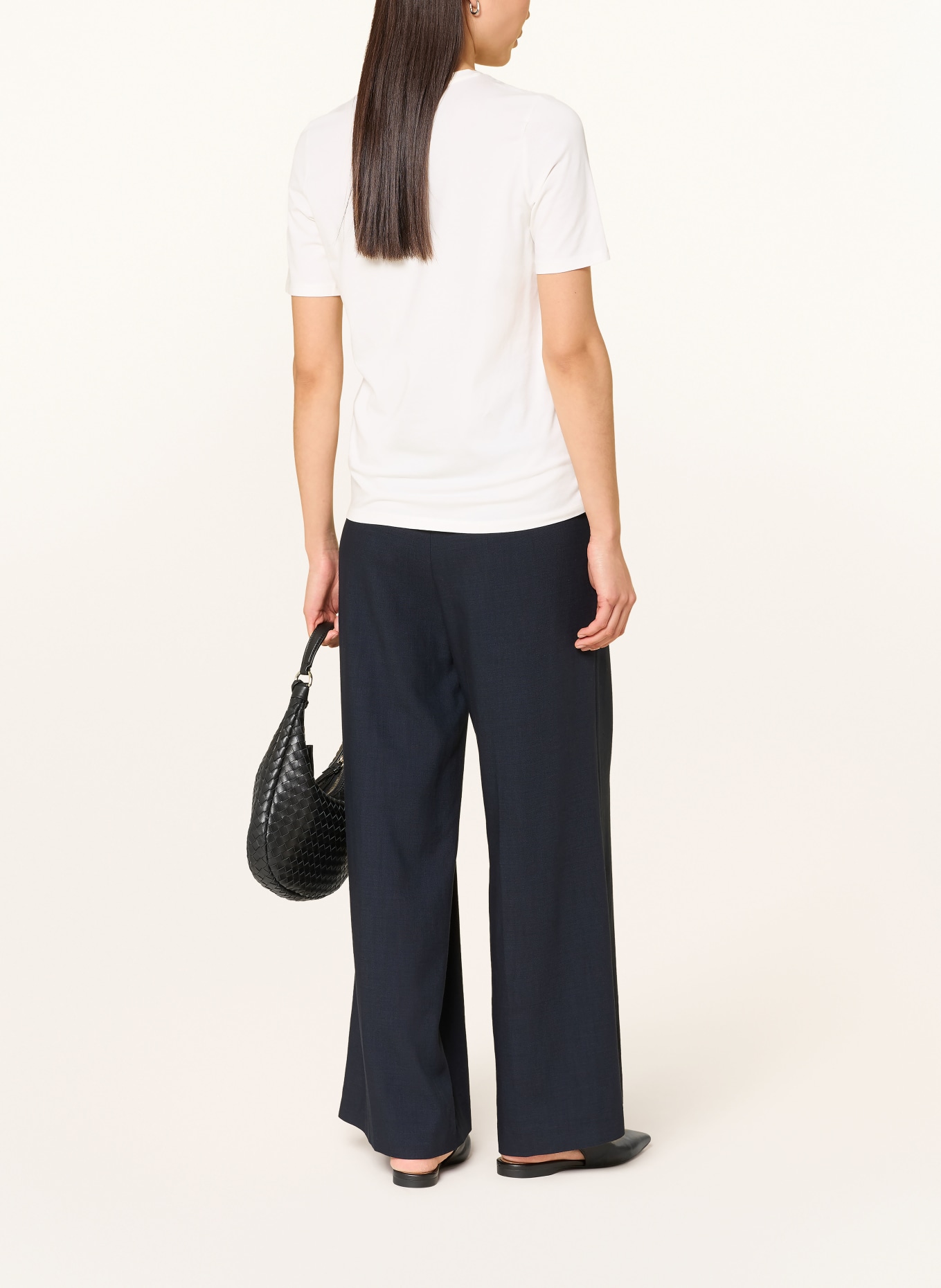 Betty Barclay T-Shirt mit Pailletten: WEISS