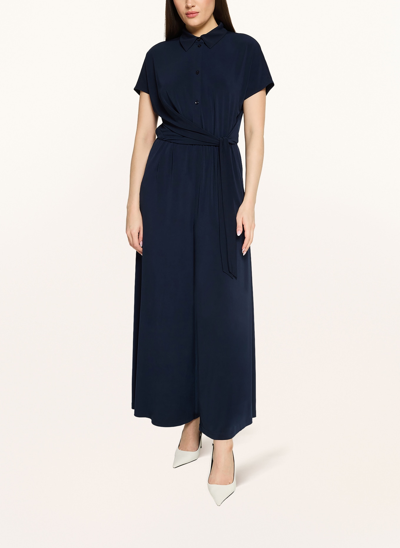 Betty Barclay Jersey jumpsuit: DONKERBLAUW