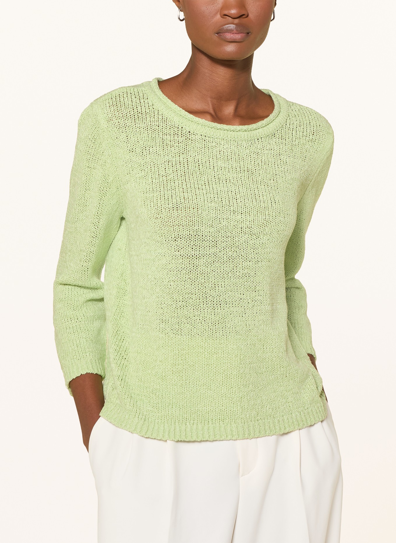 Betty Barclay Pullover mit 3/4-Arm: HELLGRÜN