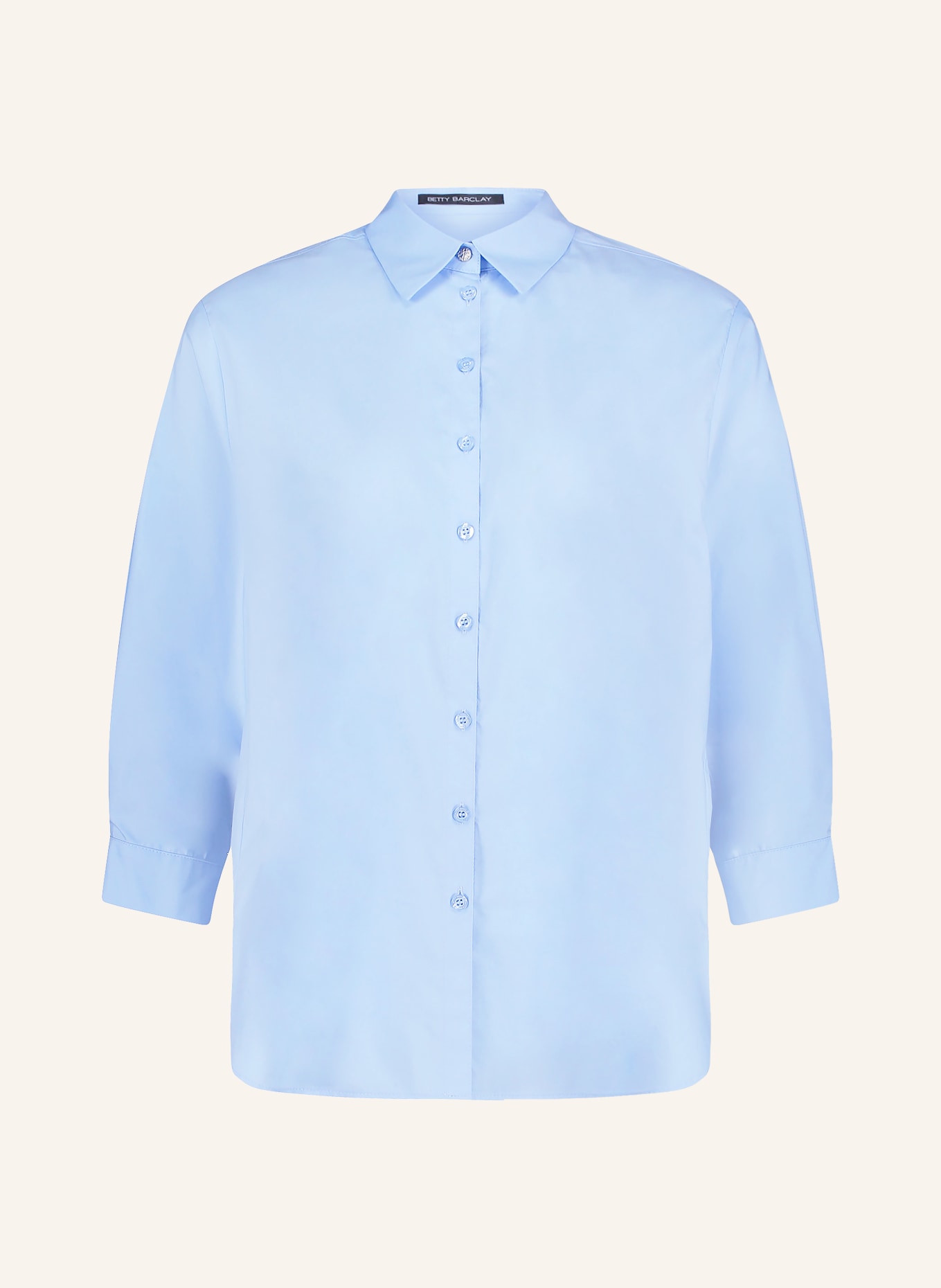 Betty Barclay Hemdbluse mit 3/4-Arm: HELLBLAU