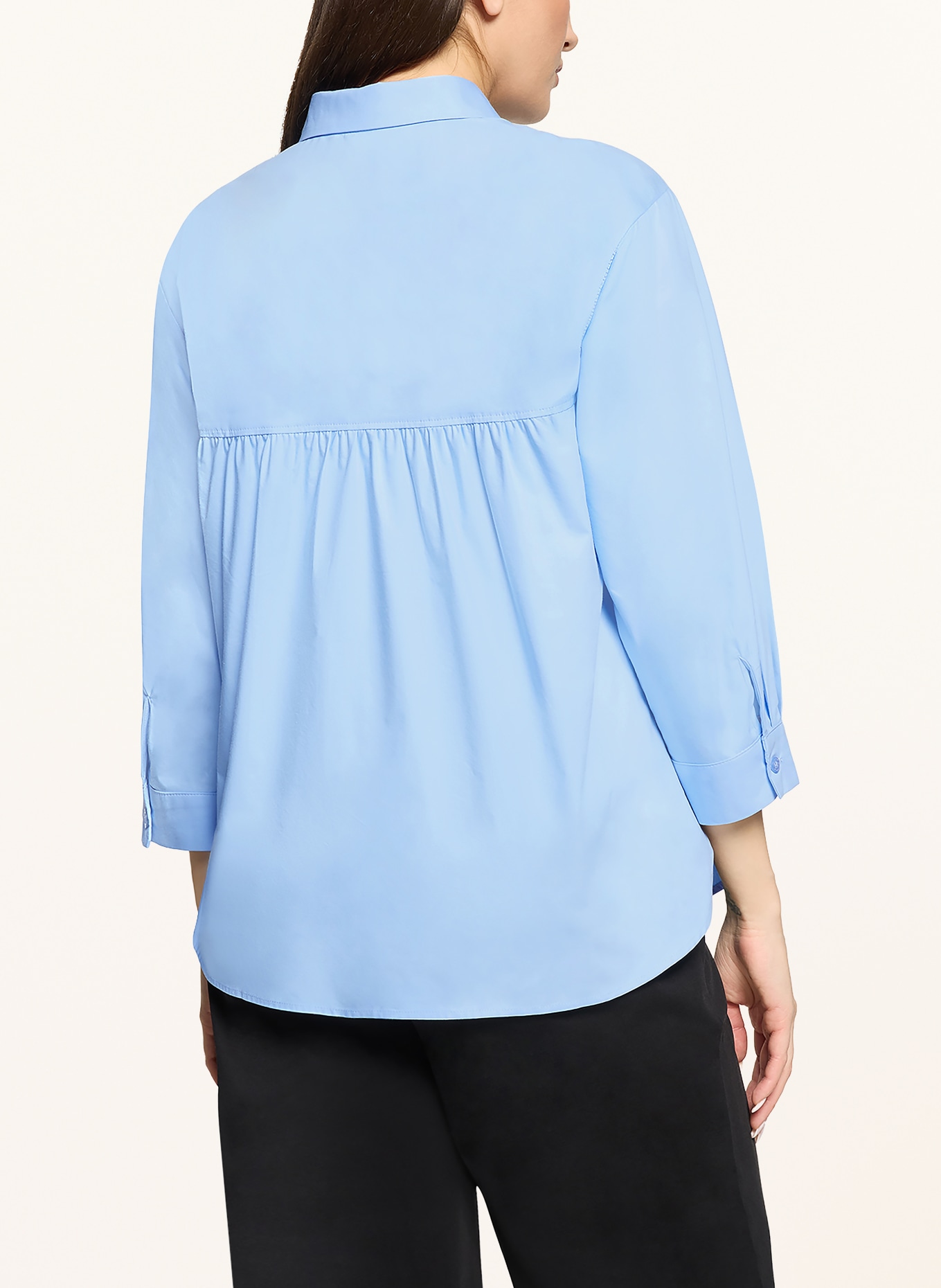 Betty Barclay Hemdbluse mit 3/4-Arm: HELLBLAU