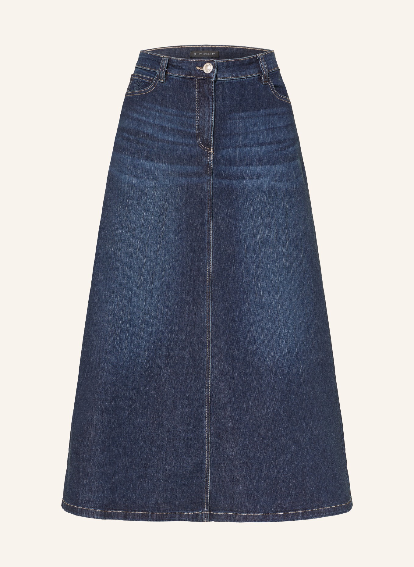 Betty Barclay jupe en jean: BLEU FONCÉ