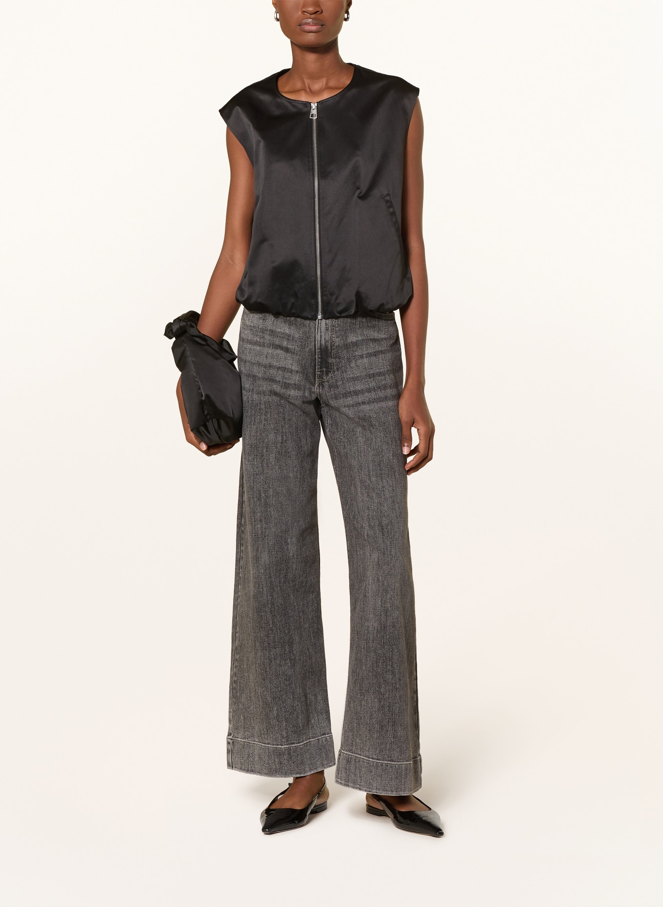 BETTY&CO Wide-leg jeans: BLACK