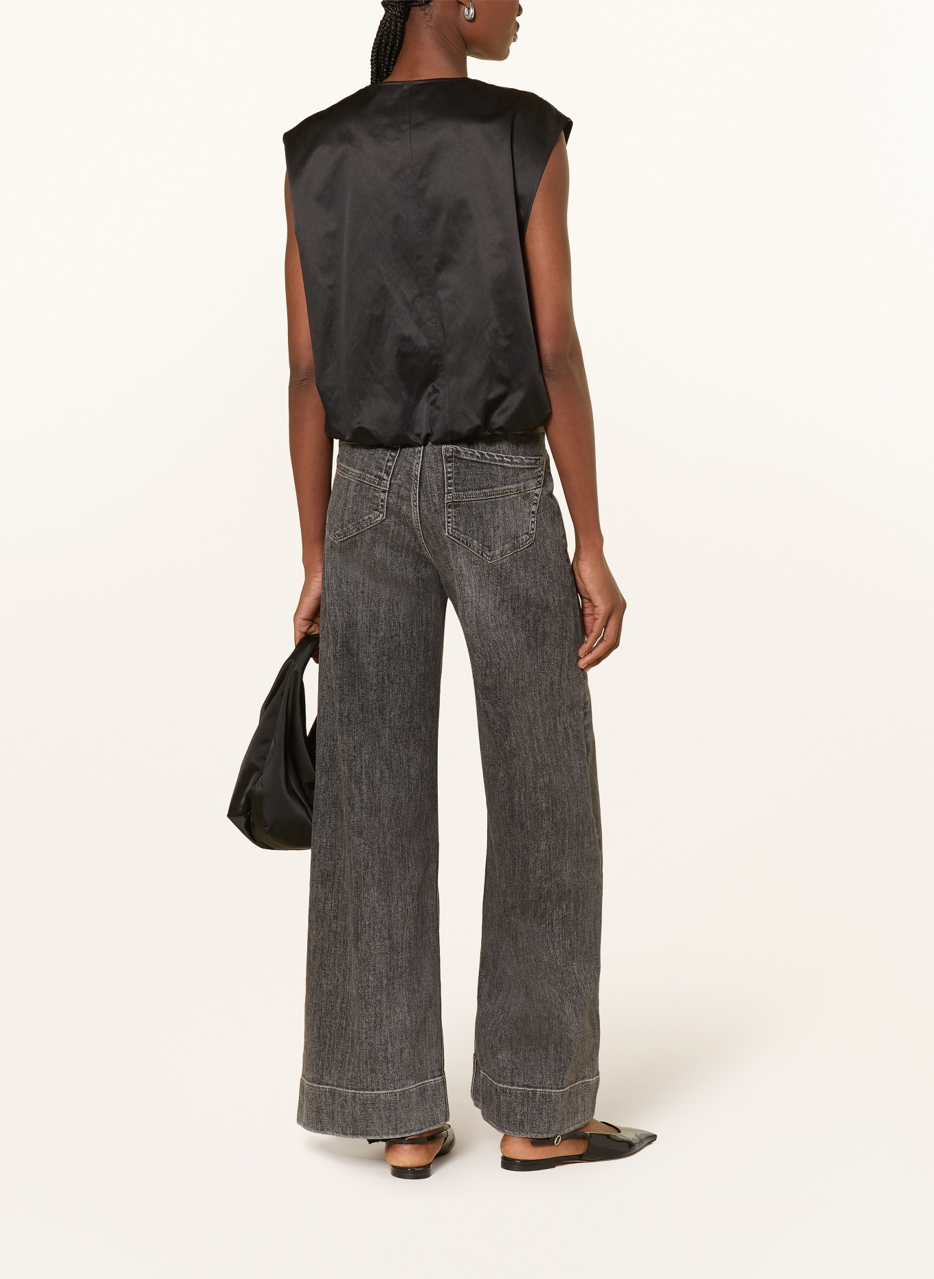 BETTY&CO Wide-leg jeans: BLACK