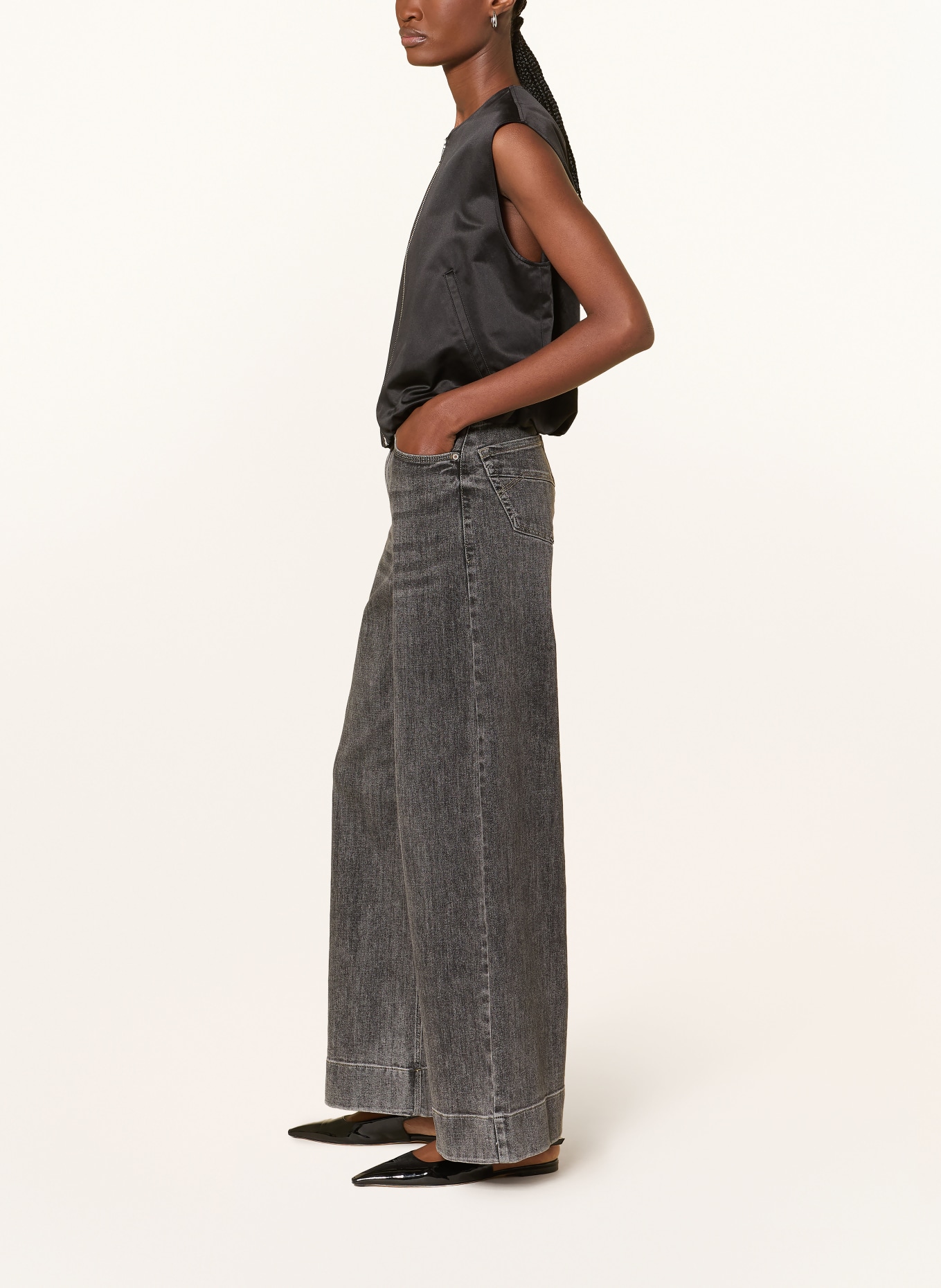 BETTY&CO Wide-leg jeans: BLACK