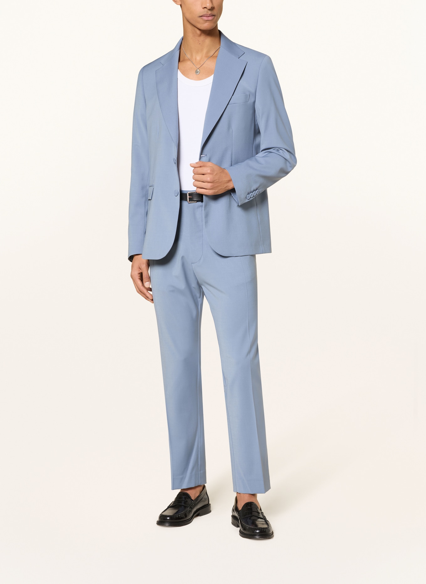 I'M BRIAN Pantalon de costume coupe classique: INDACO