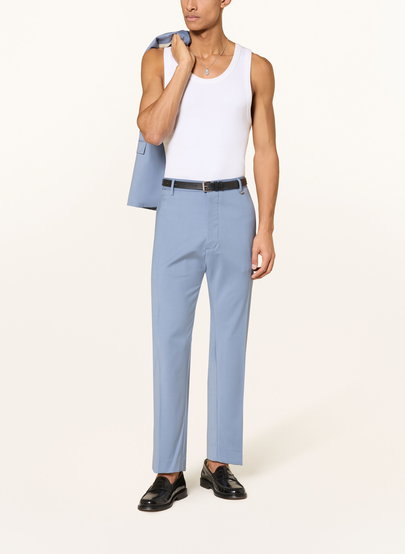 I'M BRIAN Pantalon de costume coupe classique: INDACO