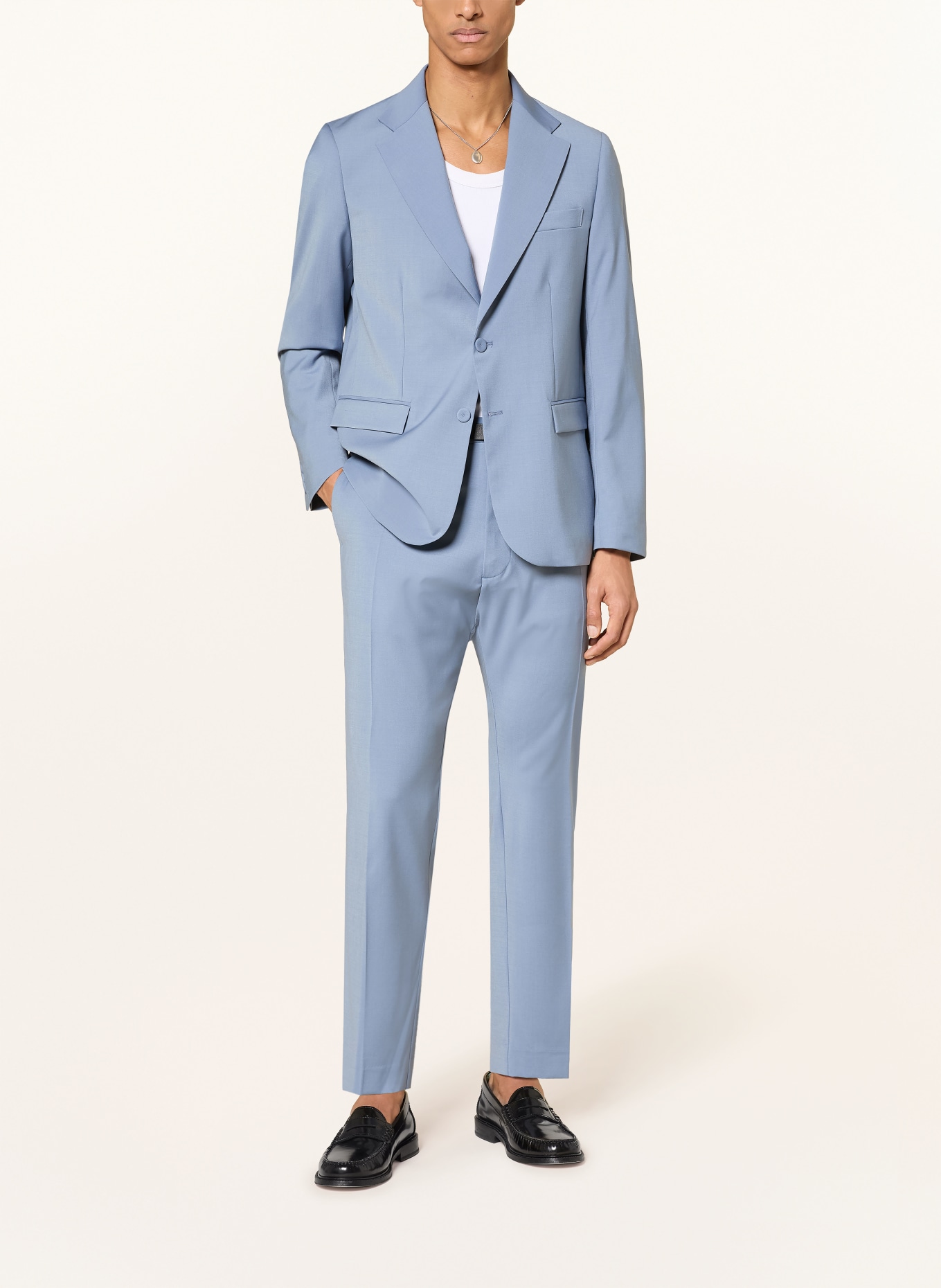 I'M BRIAN Veste de costume coupe classique: INDACO