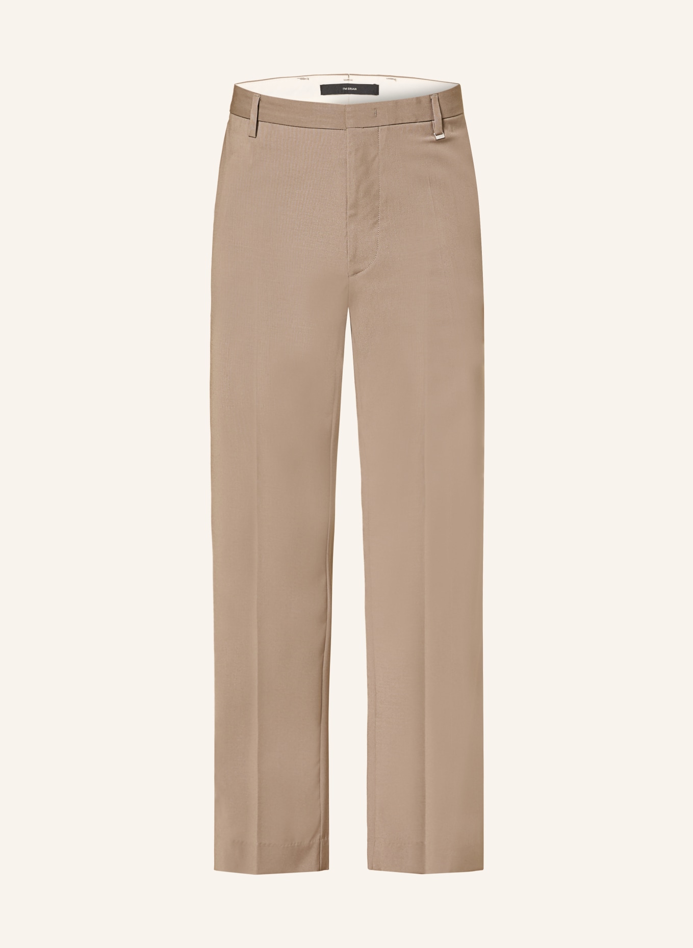 I'M BRIAN Pantalon de costume coupe classique: TAUPE