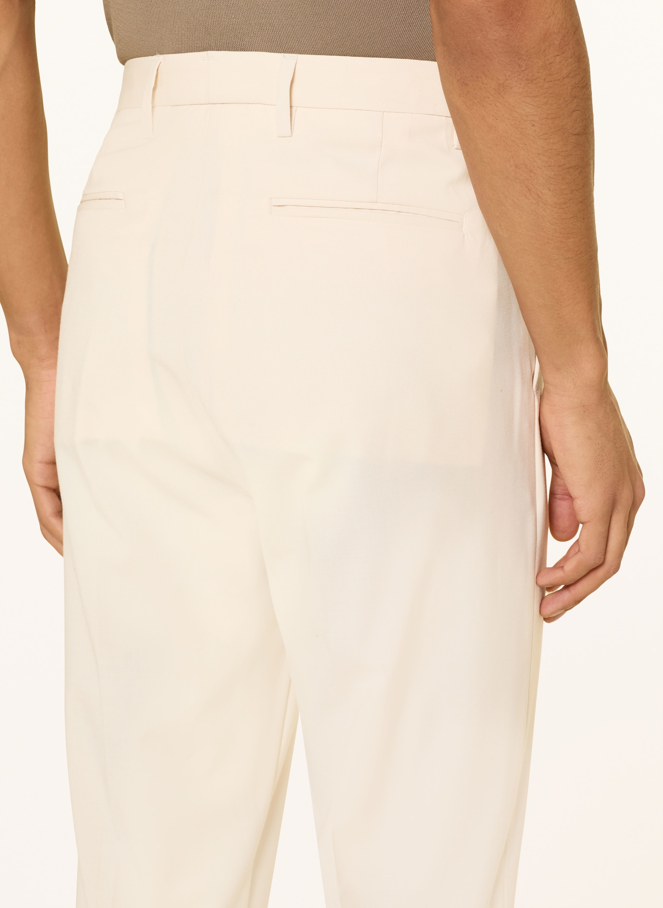 I'M BRIAN Pantalon de costume slim fit: PANNA